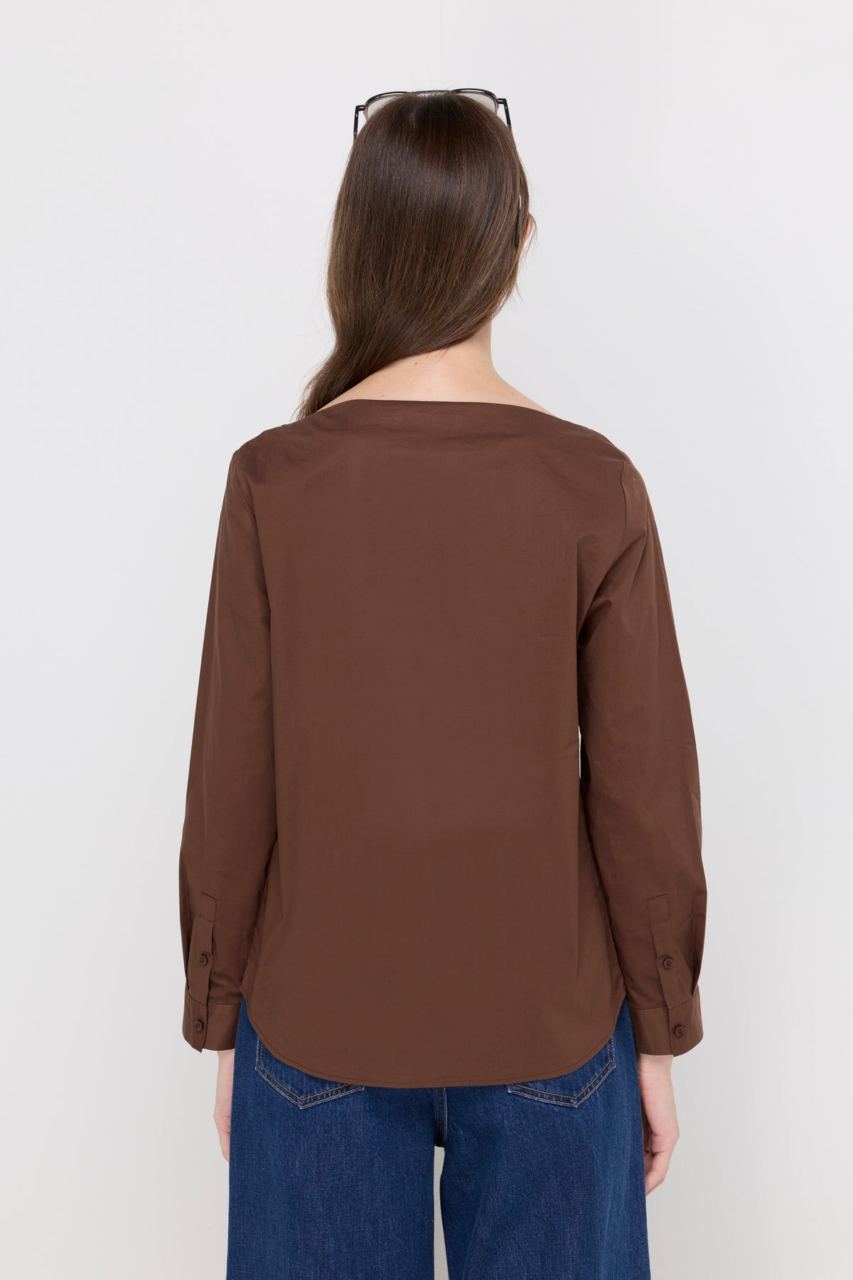 Celeste Knit Top Dark Brown