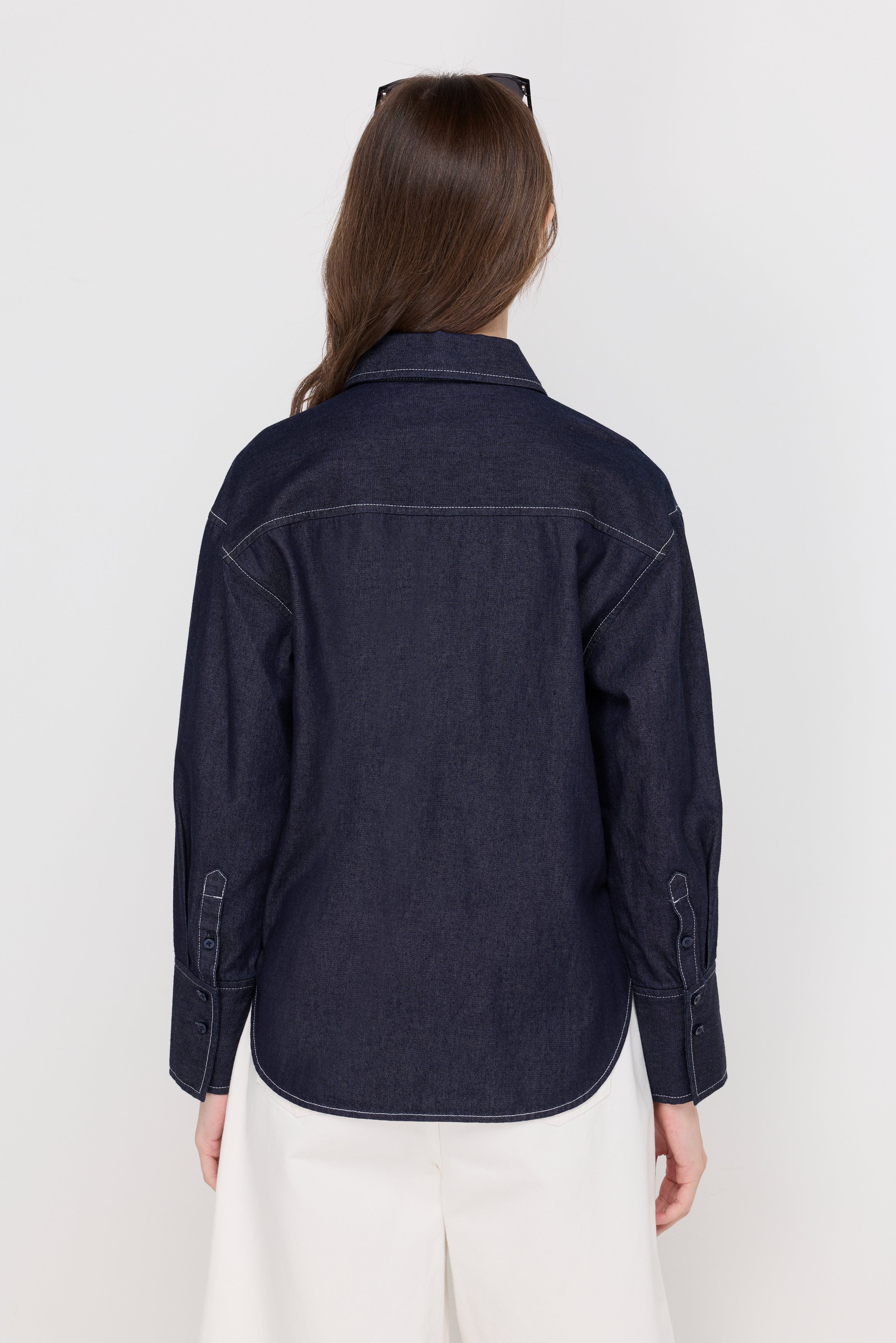 Classic Oxford Button-Down Shirt Navy