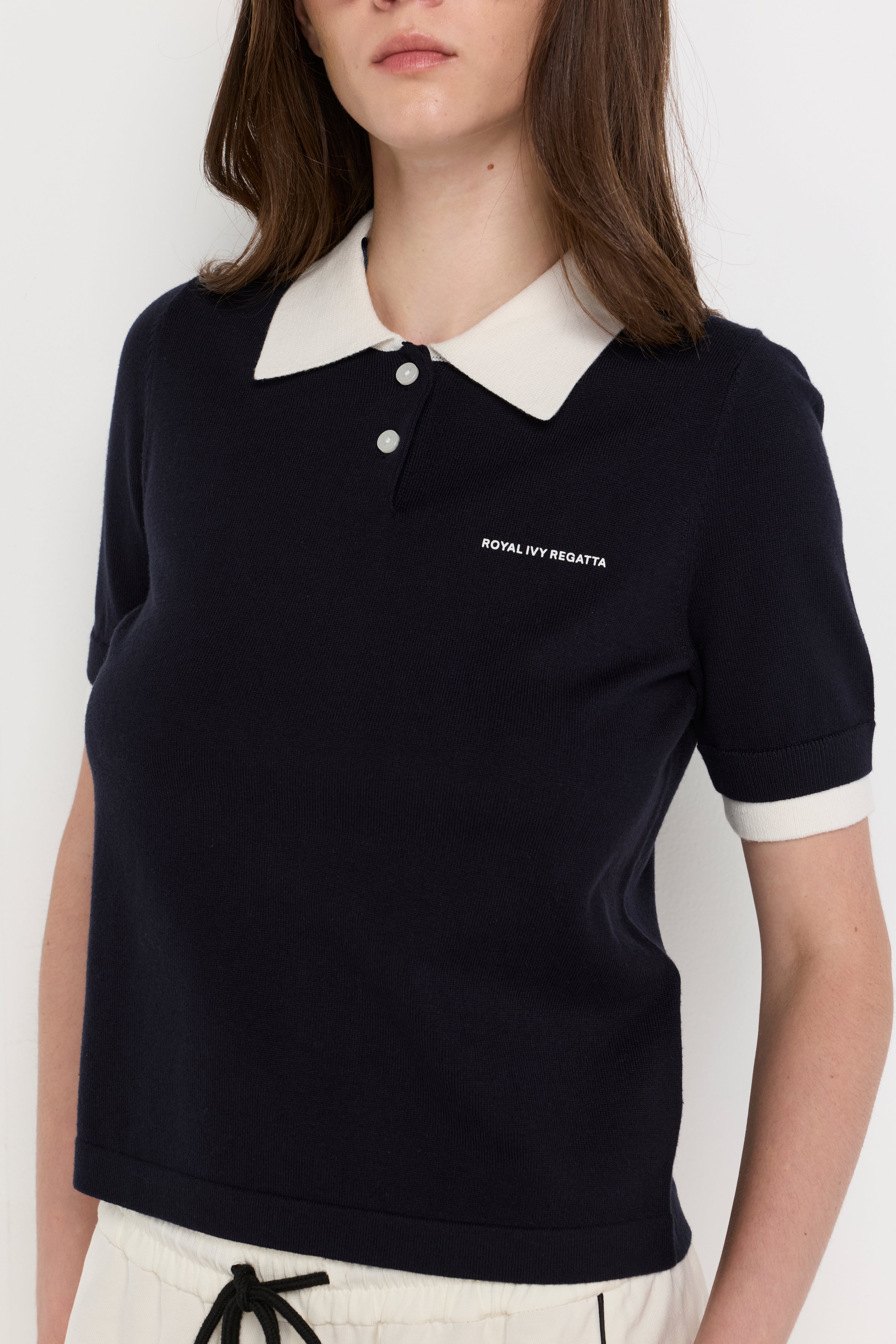 Heritage Knit Polo Navy