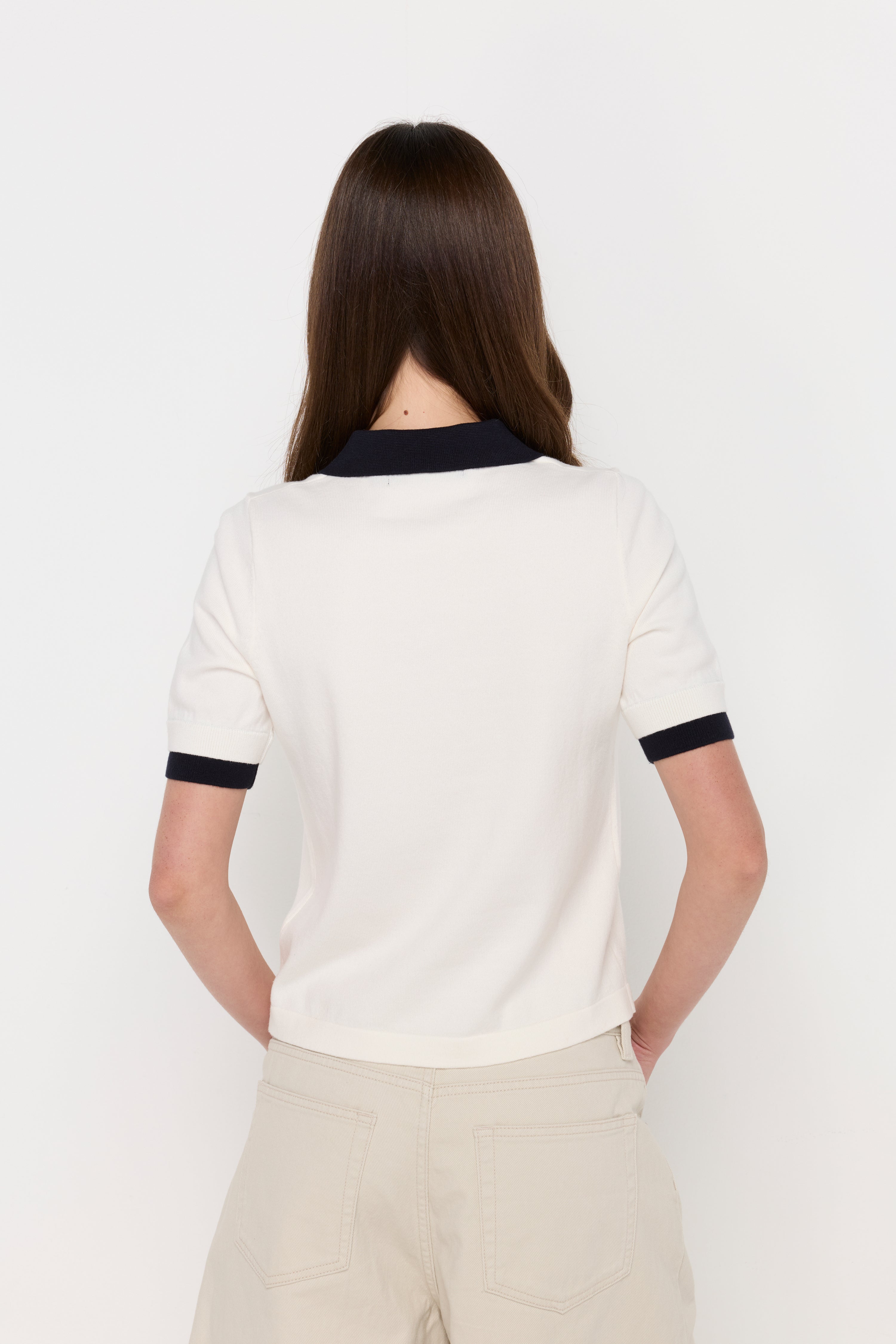Heritage Knit Polo Cream
