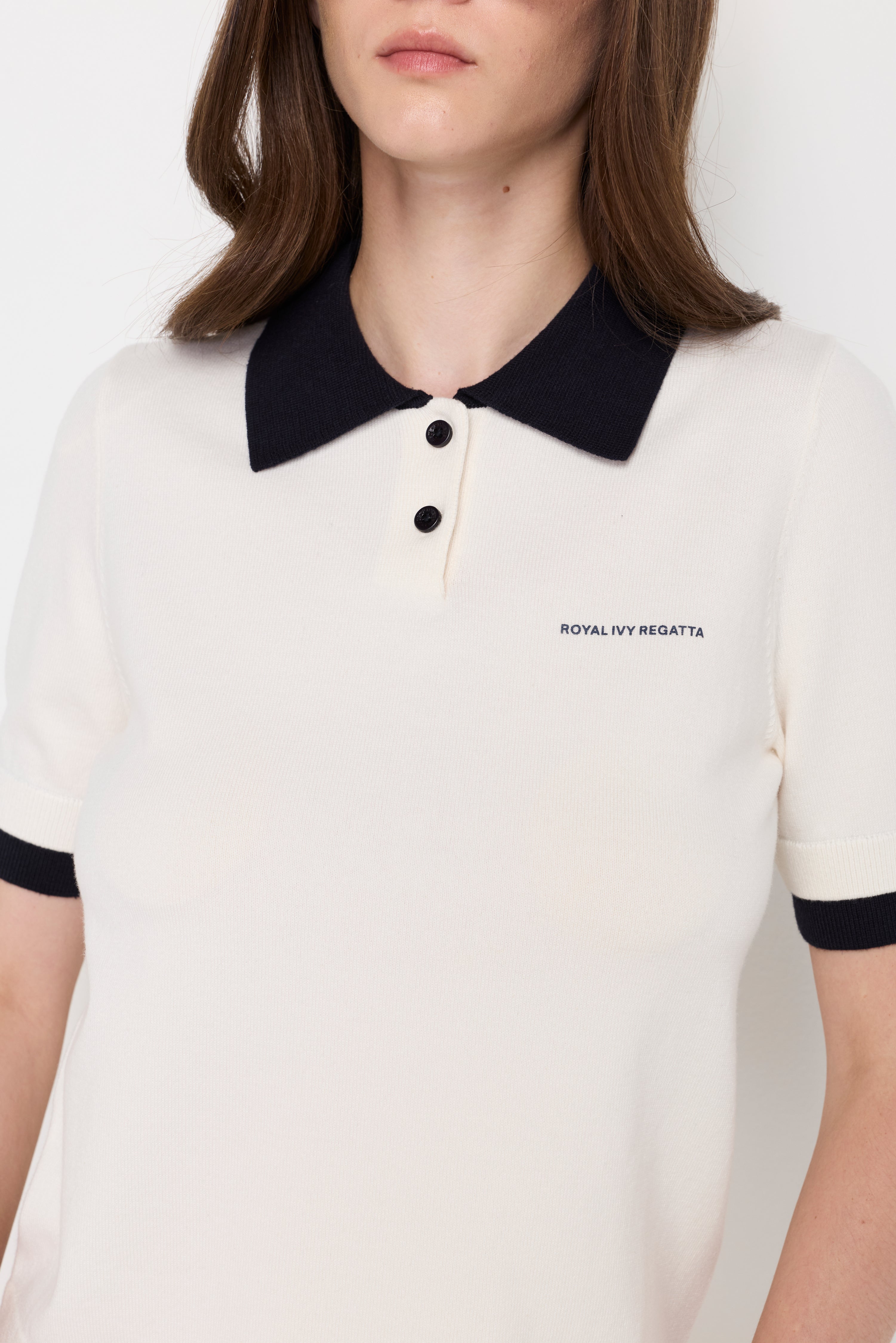 Heritage Knit Polo Cream