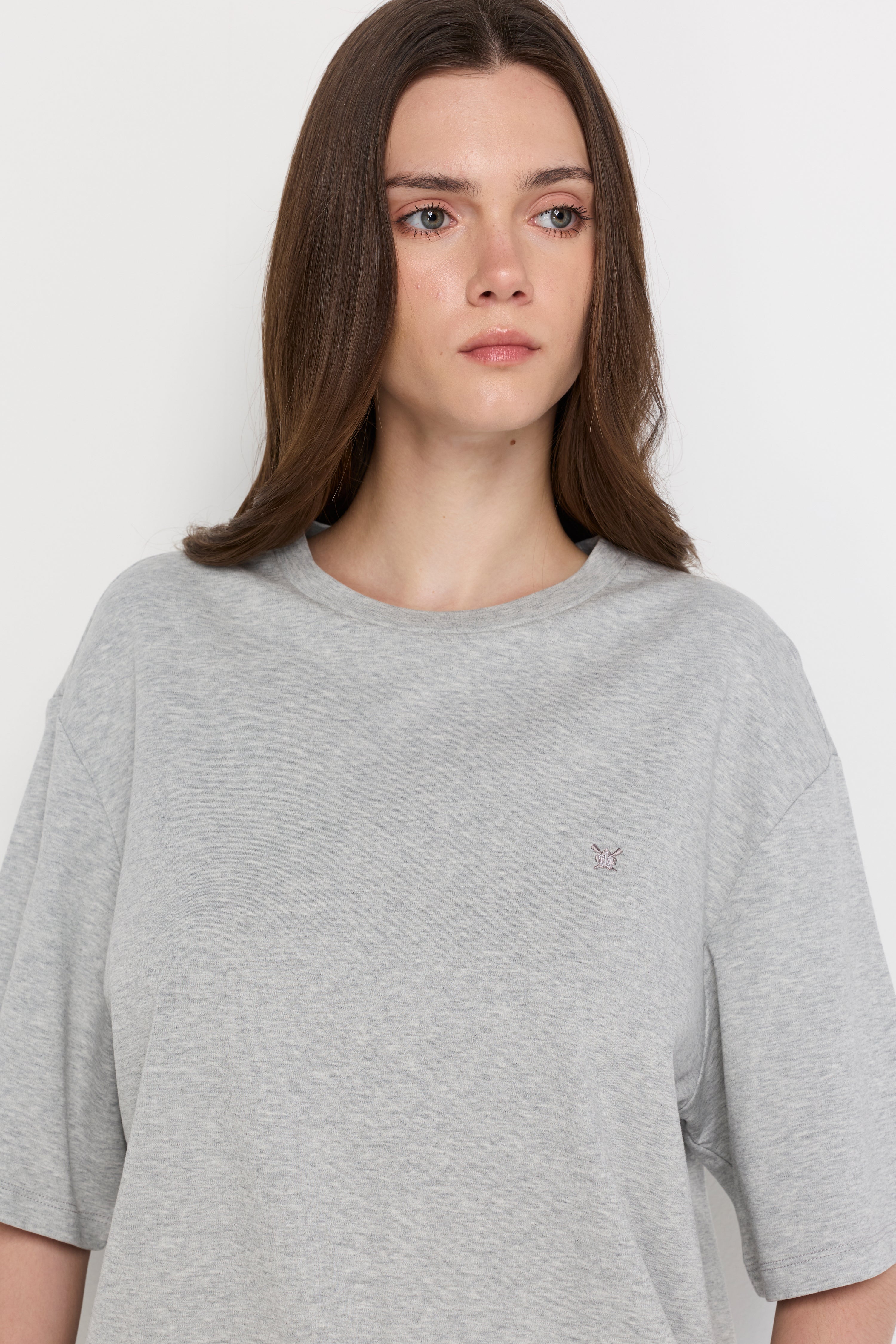 Oversized Logo T-Shirt Grey