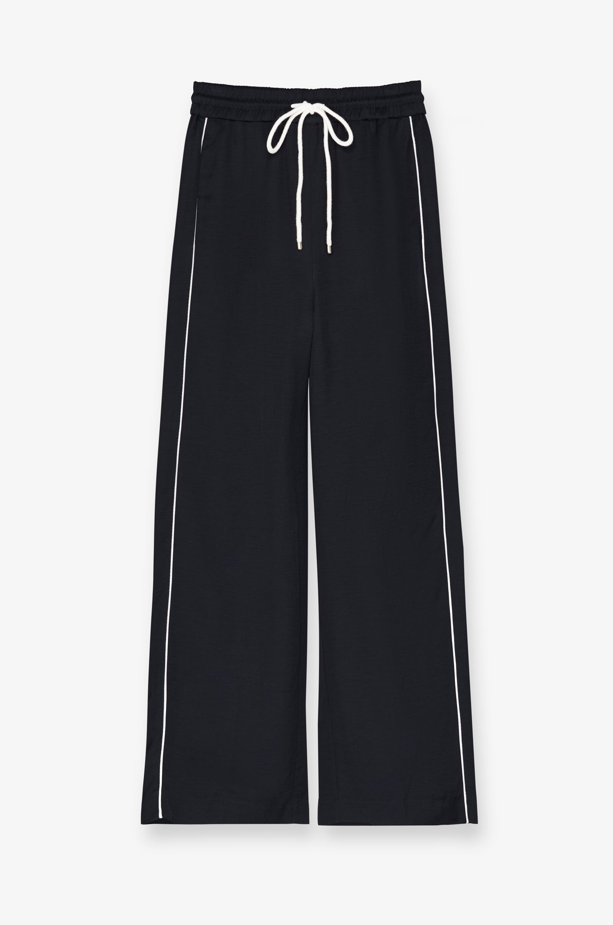 Relaxed Fit Drawstring Trousers Navy