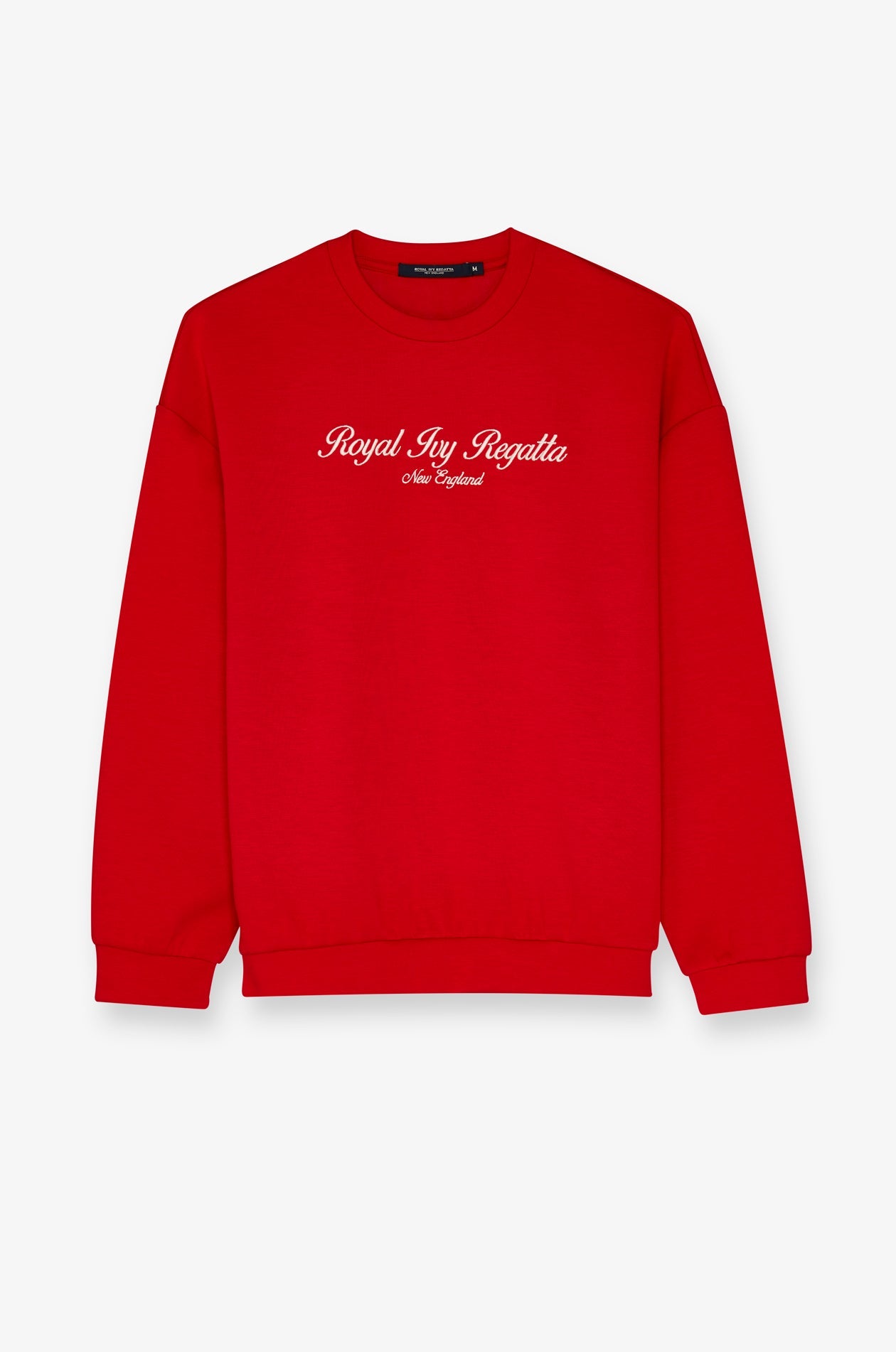 Signature Crew Neck Pullover Red
