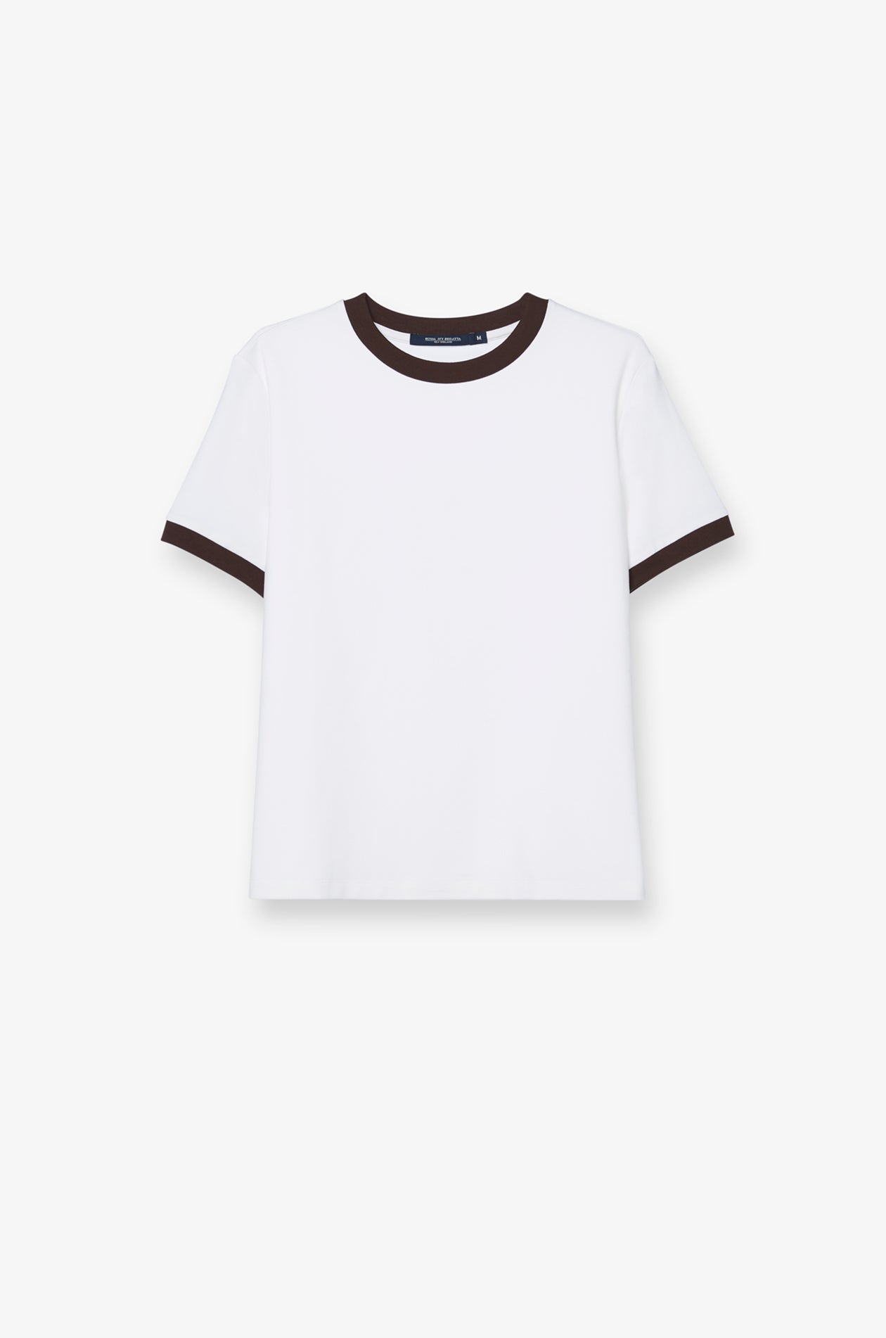 Classic Contrast Trim Tee Off-White