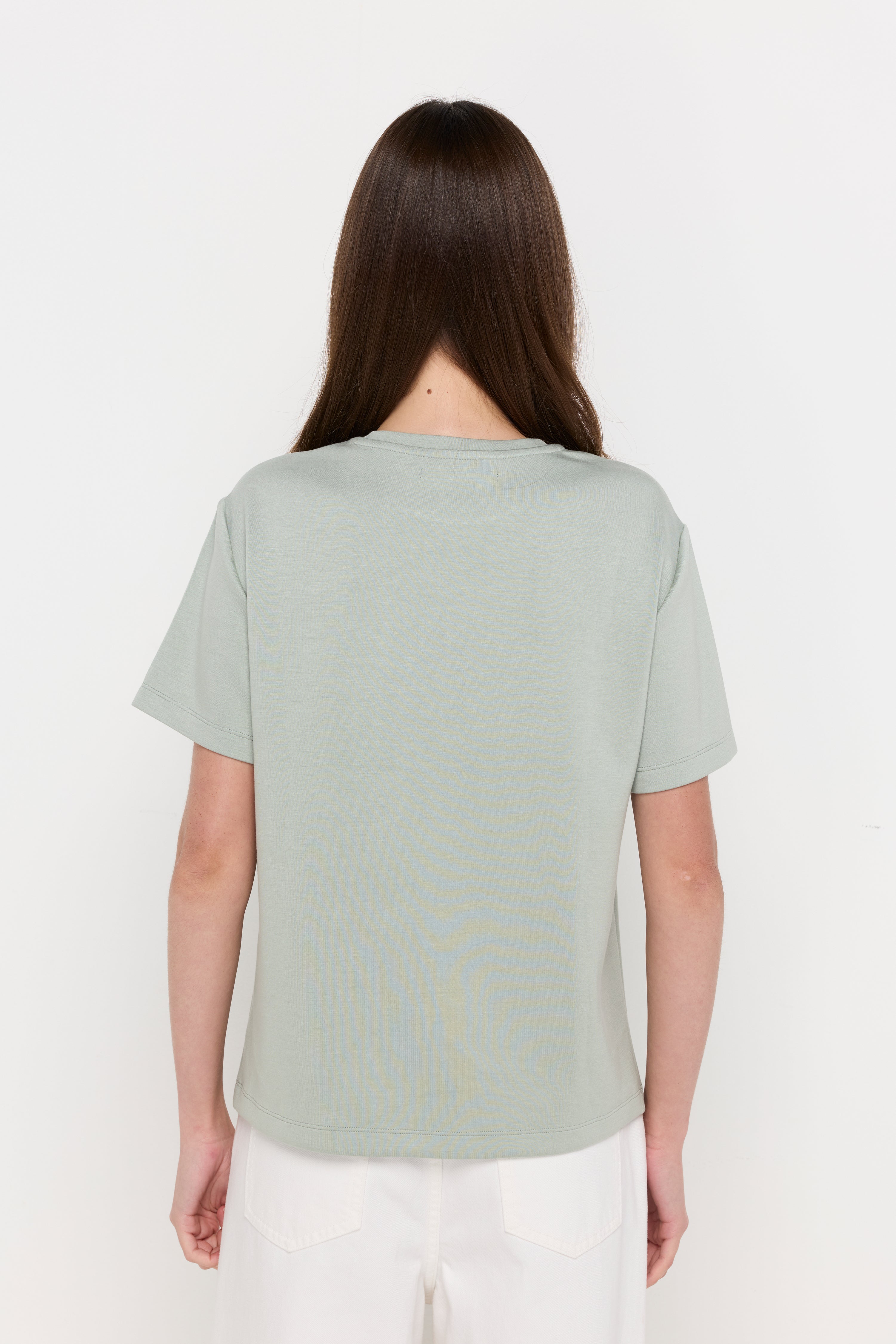 Heritage Dog Graphic Knit Tee Light Green