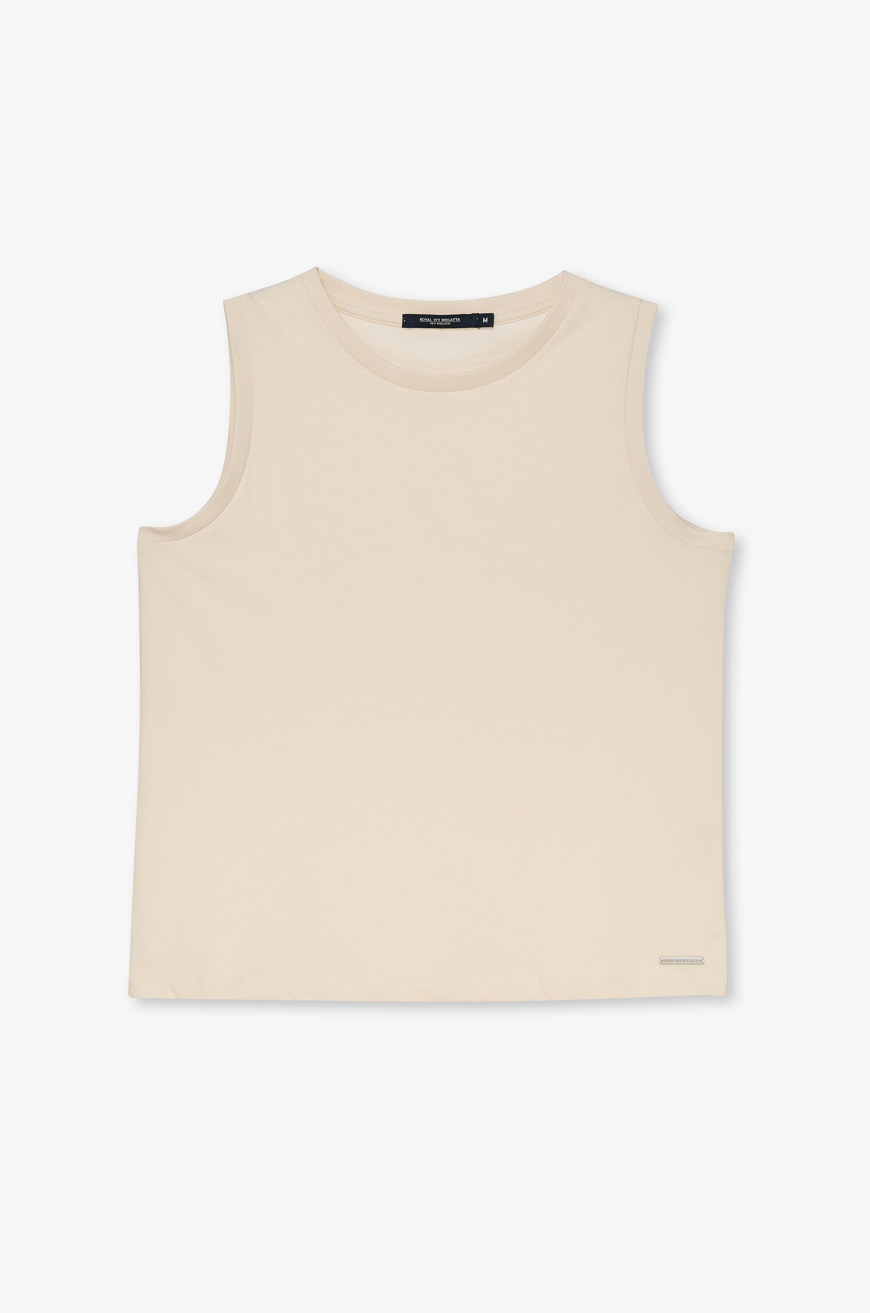 Essential Sleeveless Knit Top Beige