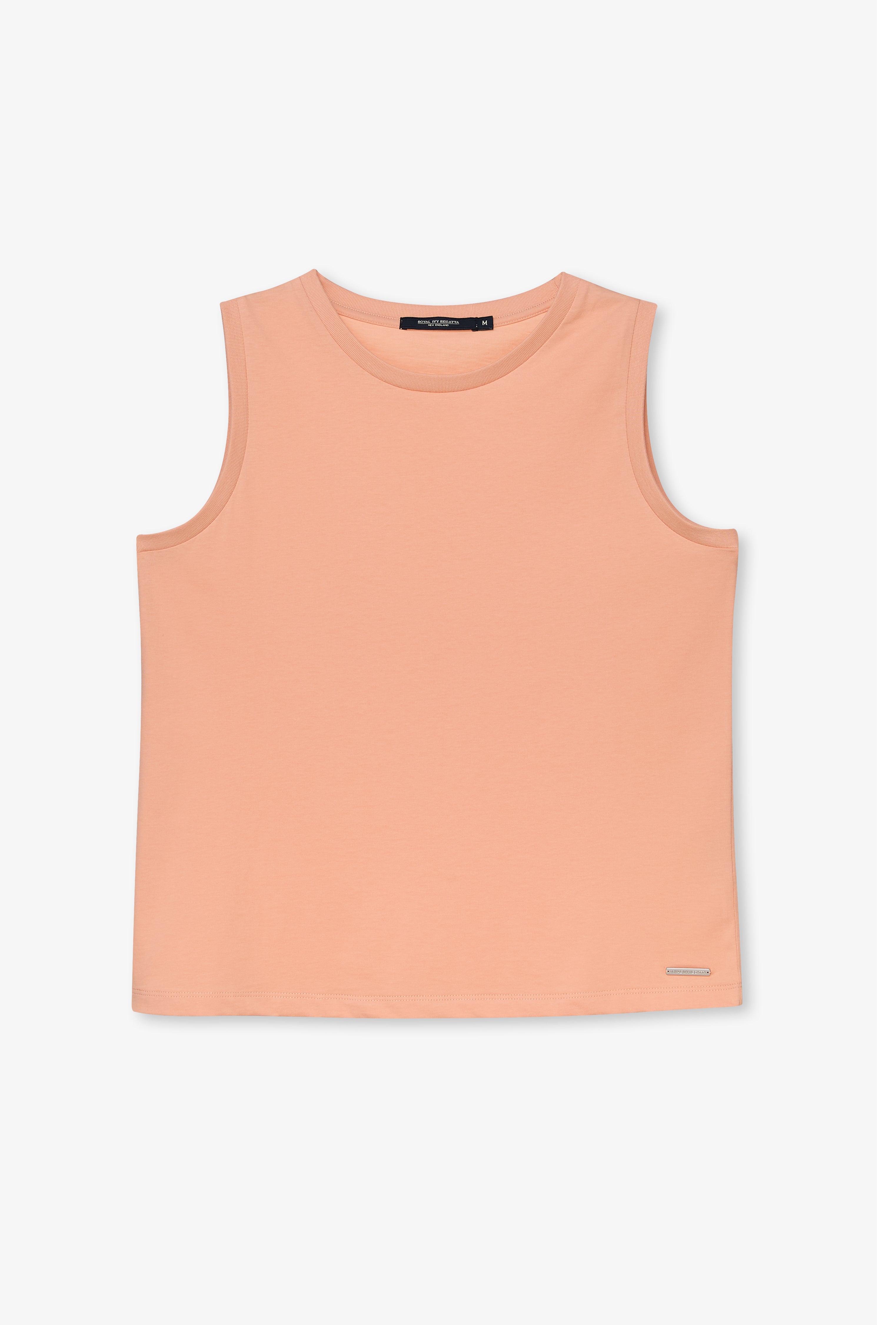Essential Sleeveless Knit Top Orange
