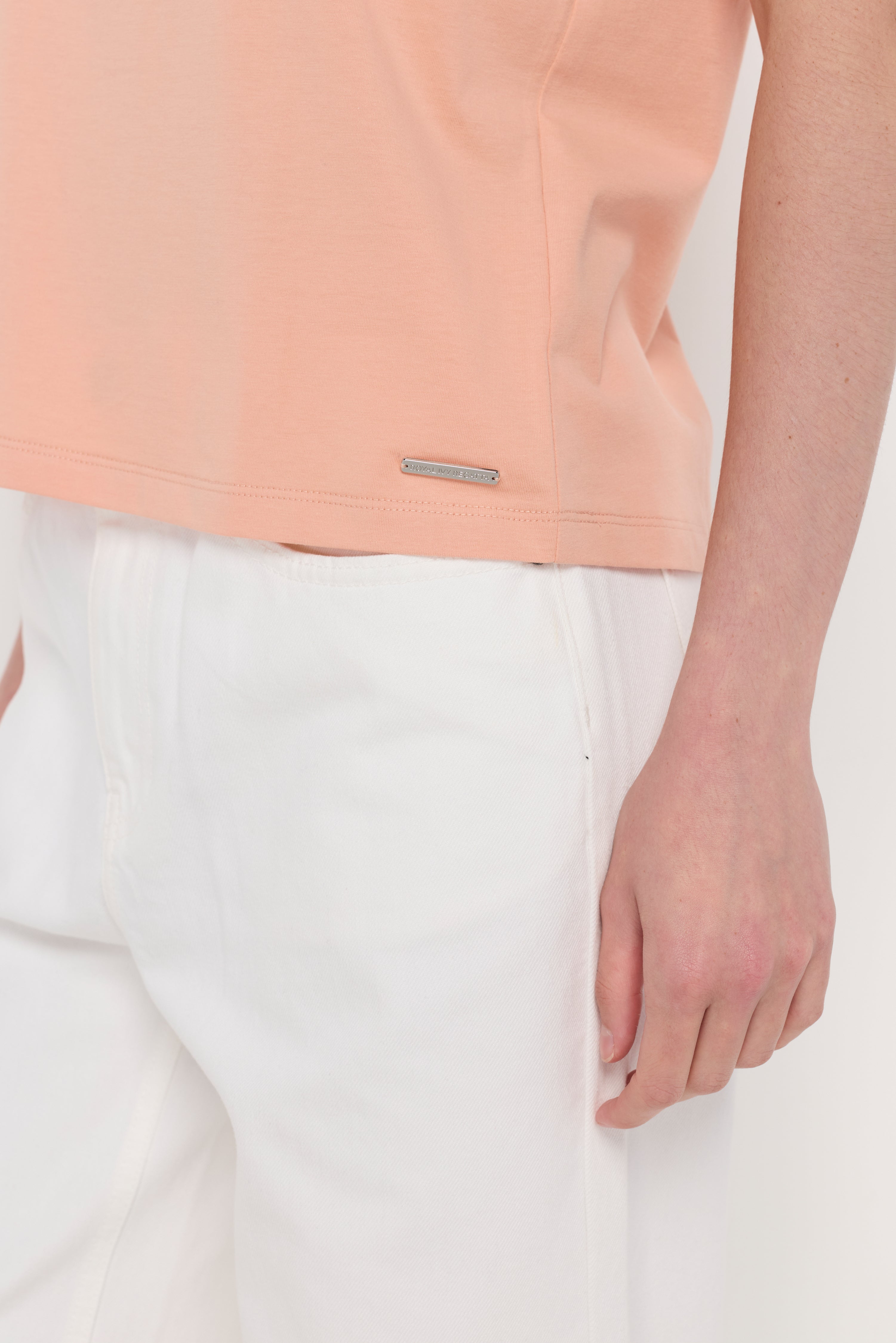 Essential Sleeveless Knit Top Orange