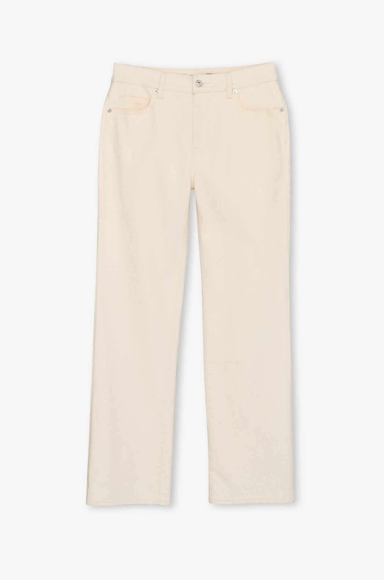 Essential Straight-Leg Pants Off-White