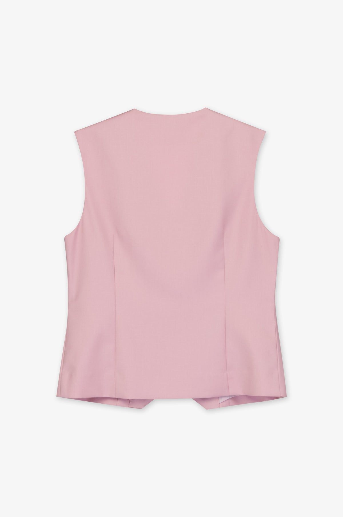 Single Button Tailored Sleeveless Vest