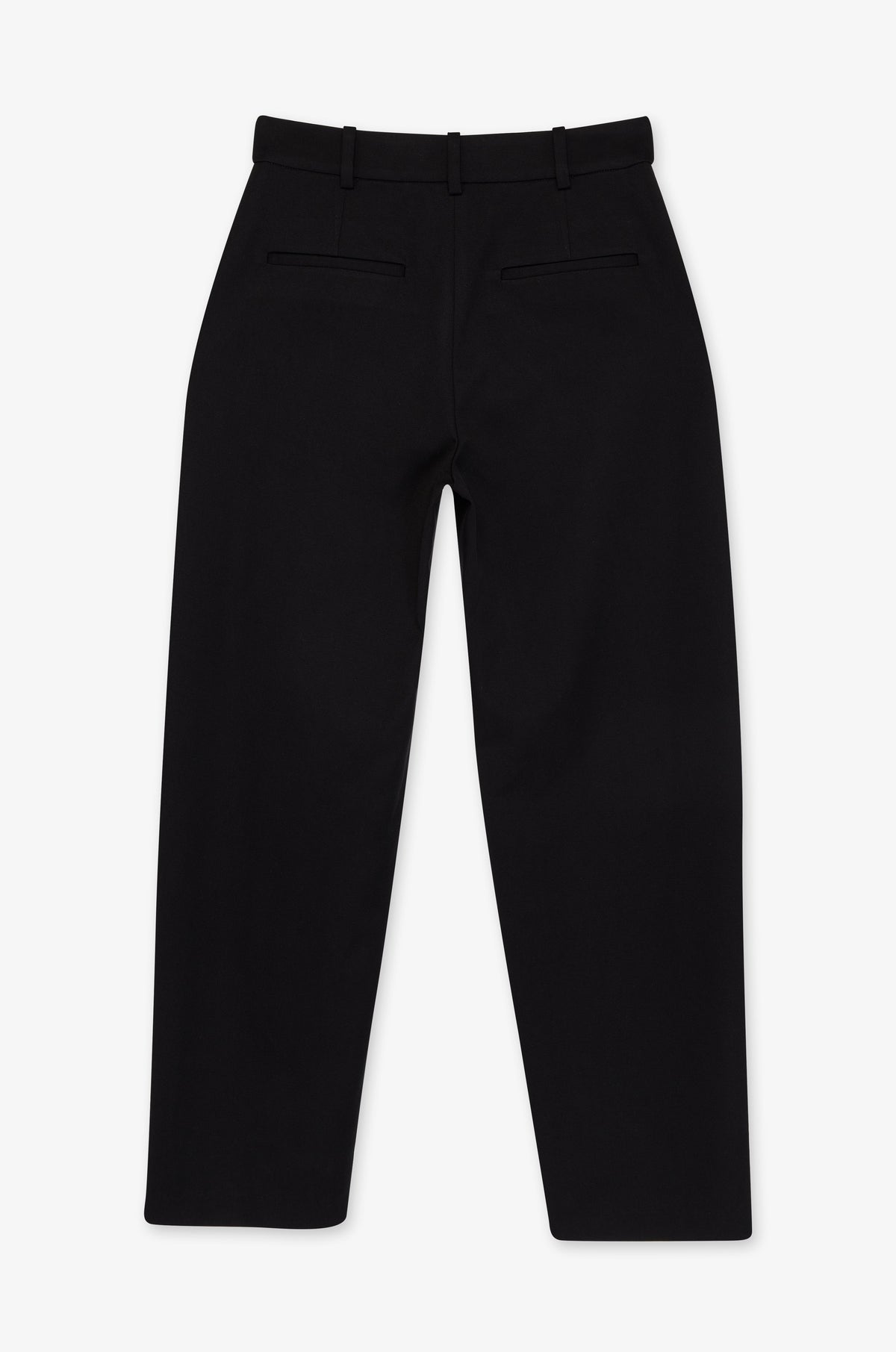 Minimal Straight Leg Tailored Trousers