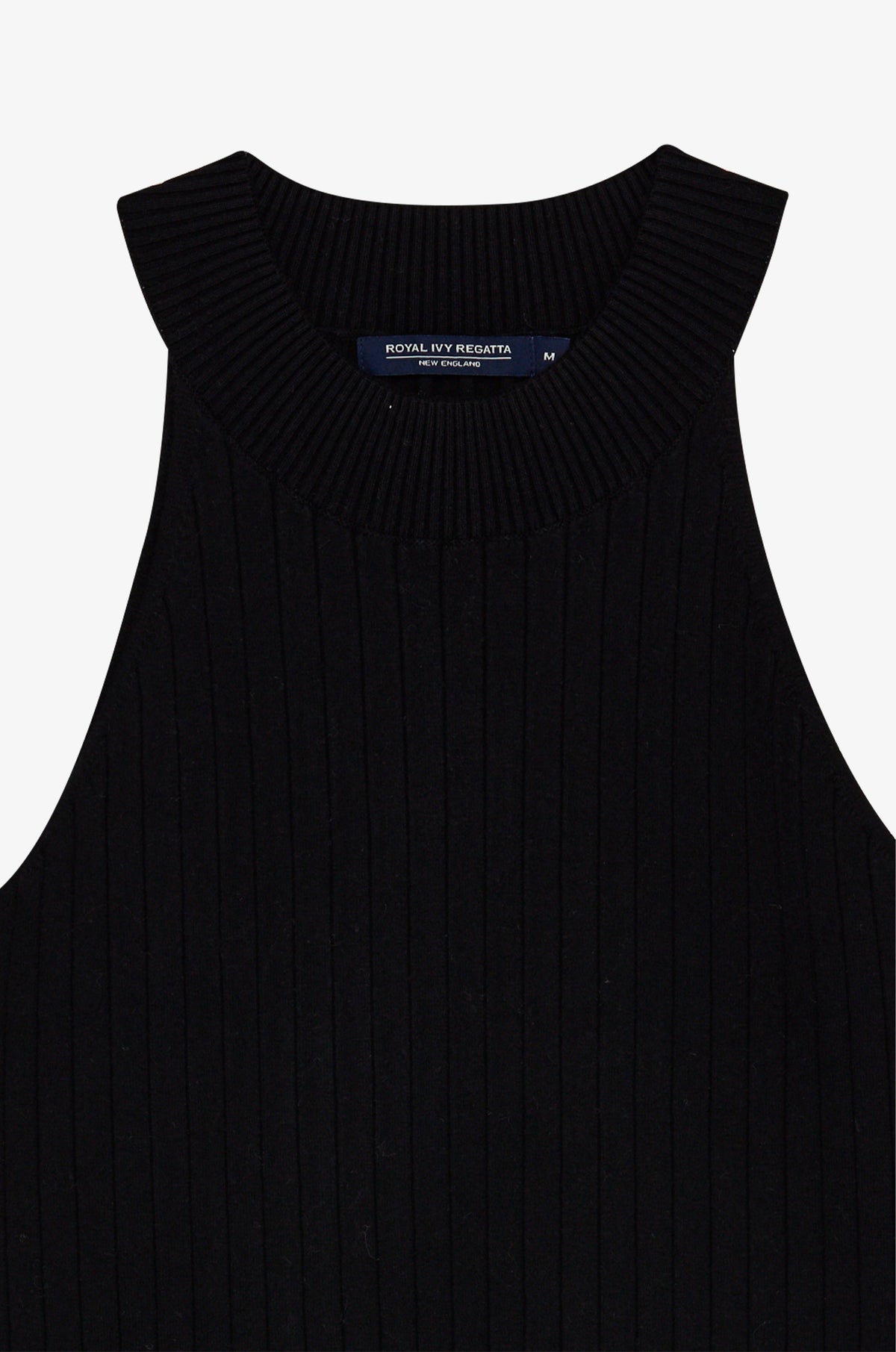 Minimal Crew Neck Sleeveless Vest