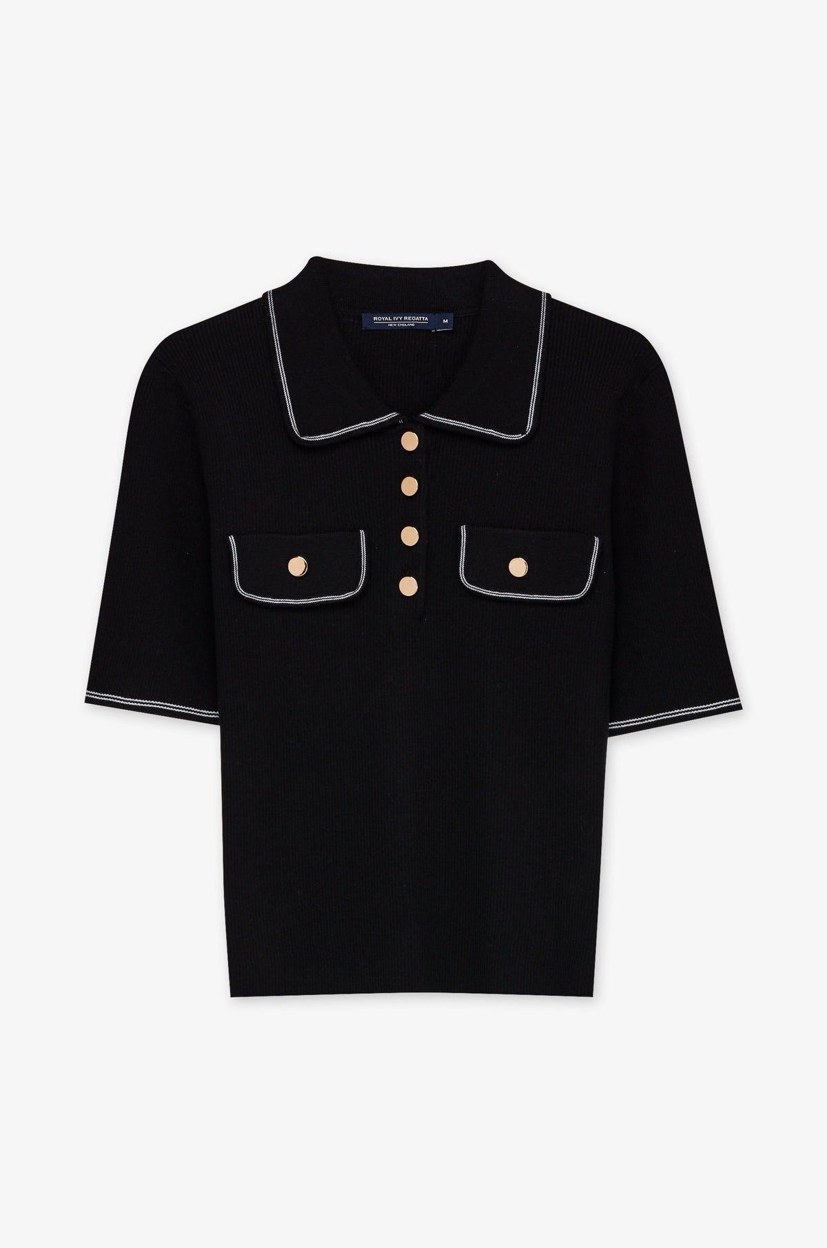 Contrast Pocket Short Sleeve Polo