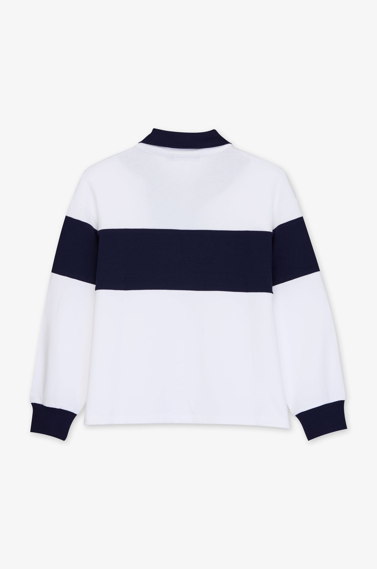 Chest Panel Long Sleeve Rugby Top