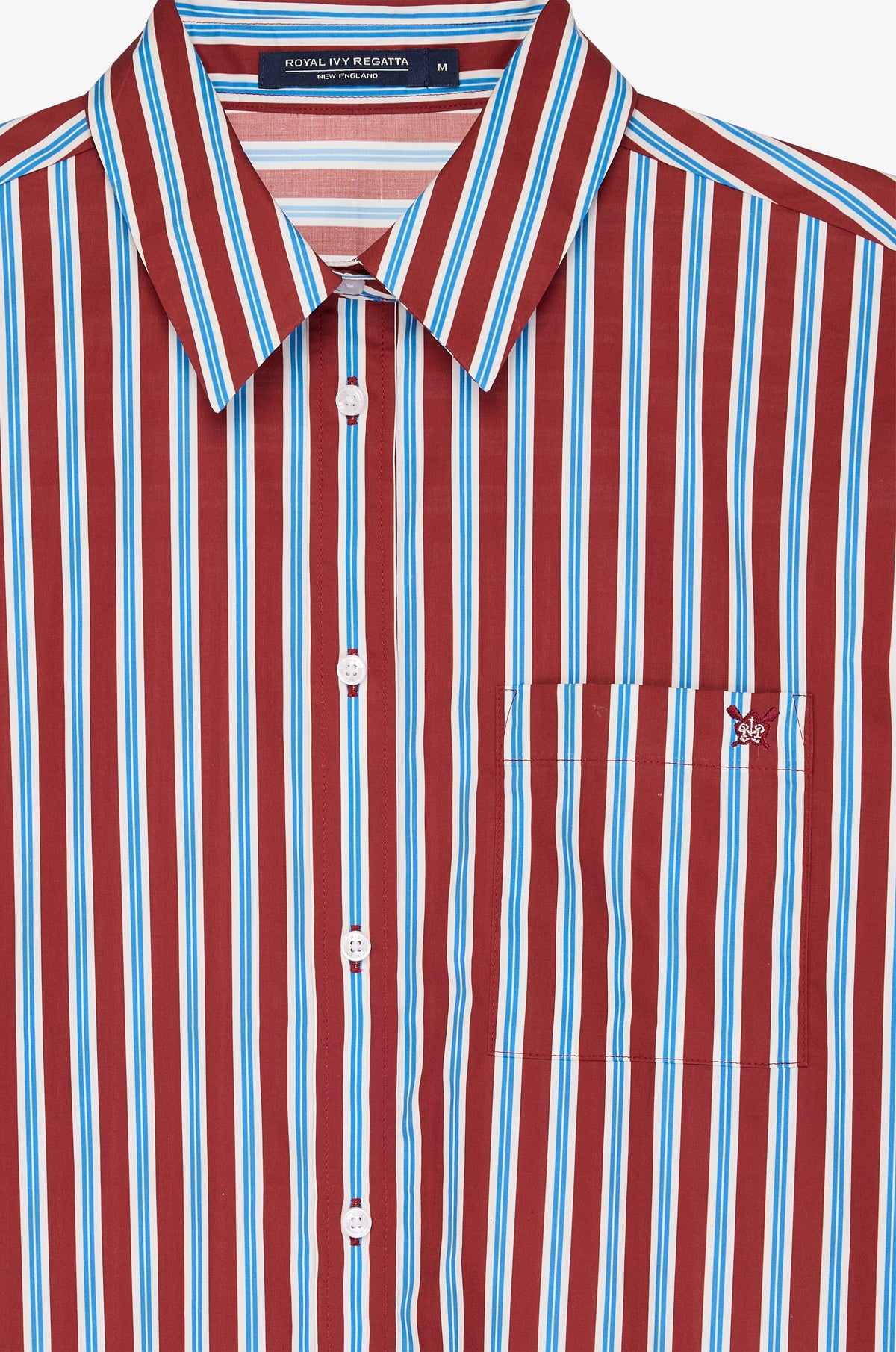 Multistripe Long Sleeve Button Shirt