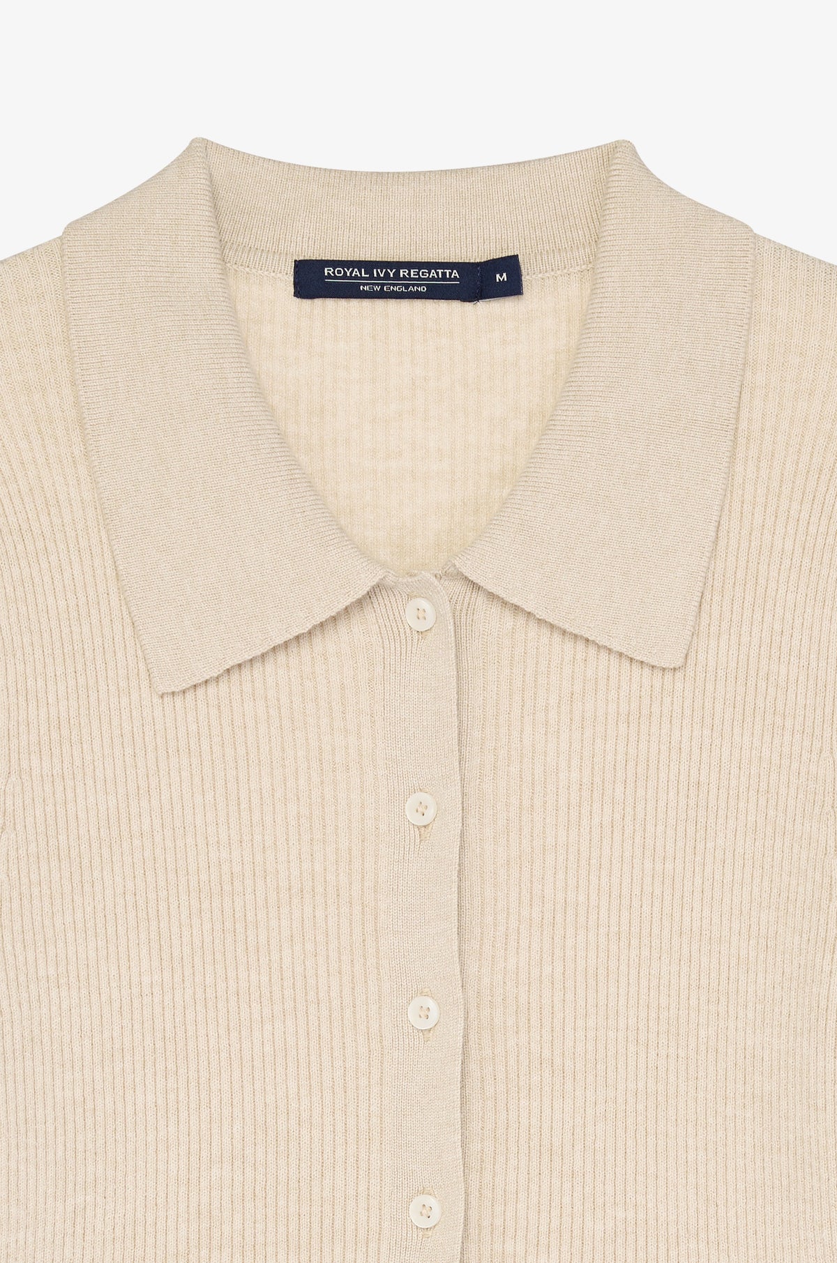 Wide Collar Zip Front Cardigan