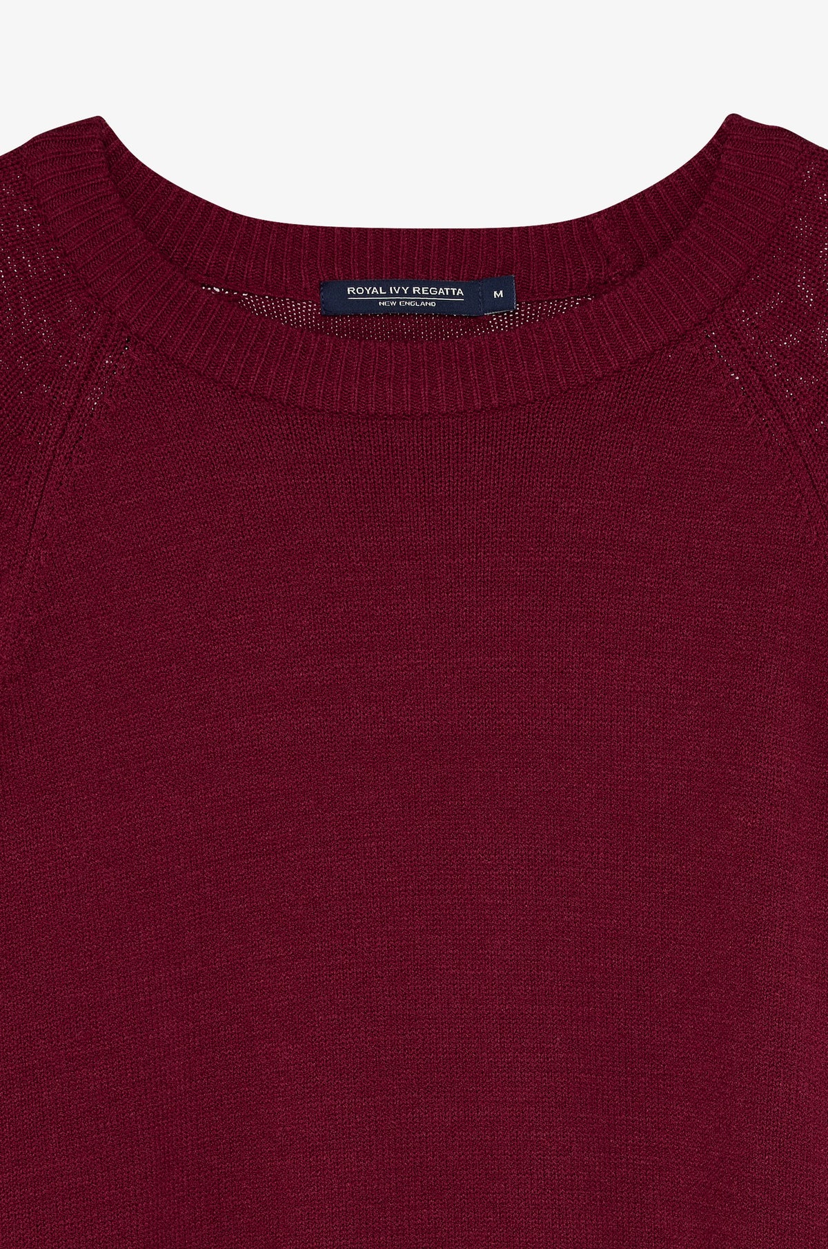 Textured Boat Neck Long Sleeve Pullover