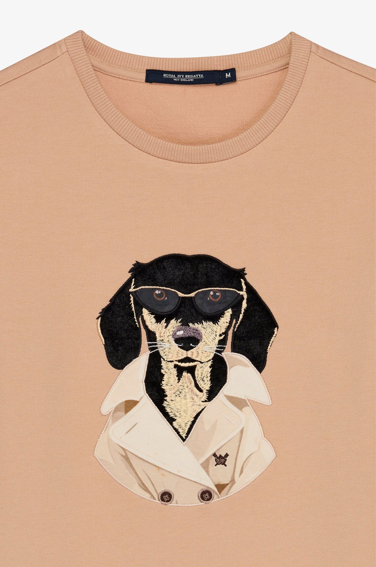 Dog Portrait Crew Neck T-Shirt