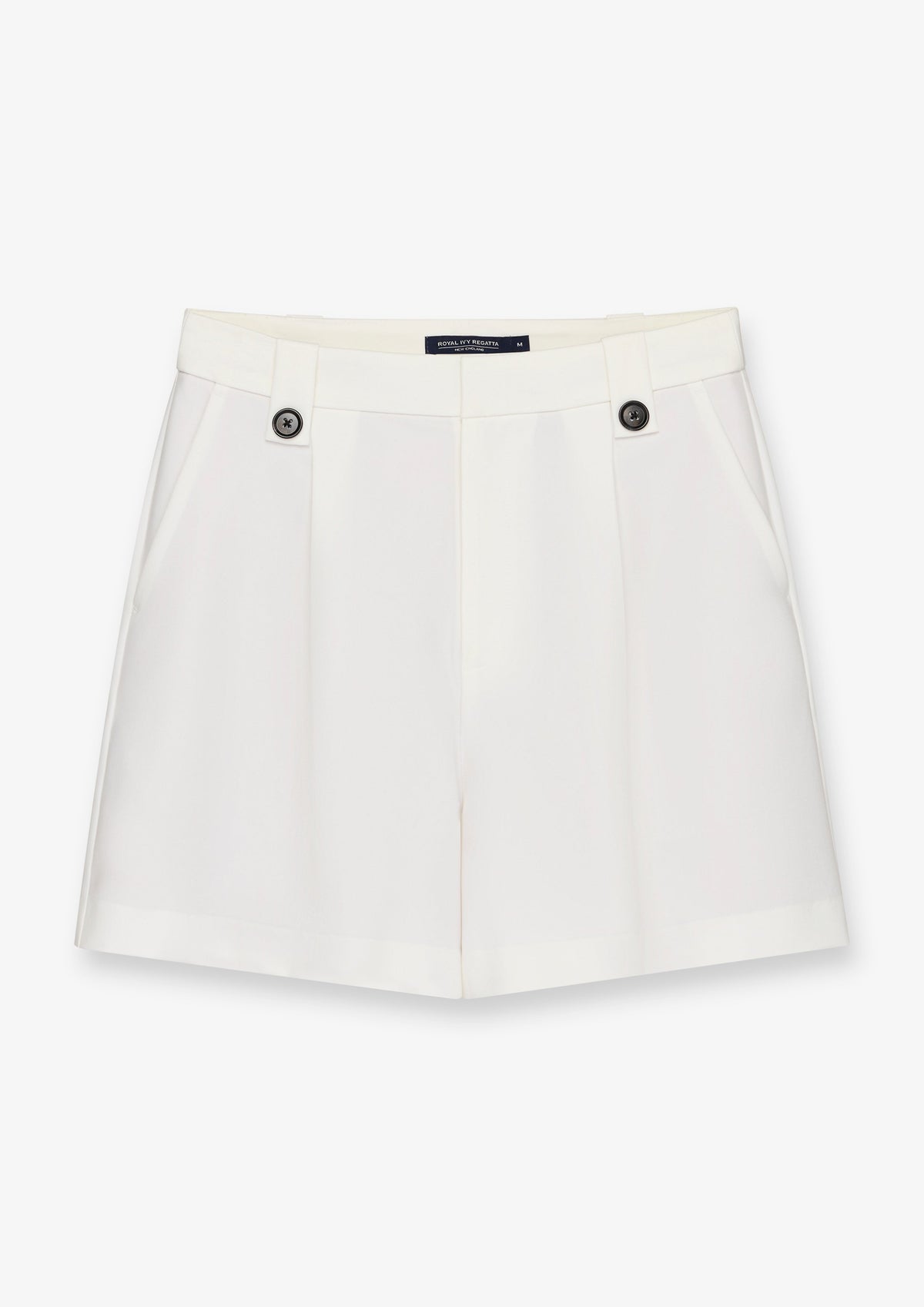 Button Detail Tailored Mini Skirt
