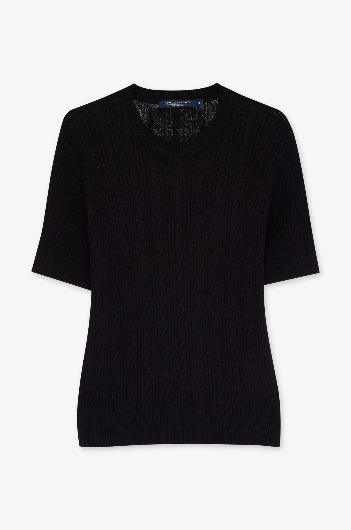 Fine Texture Short Sleeve Top