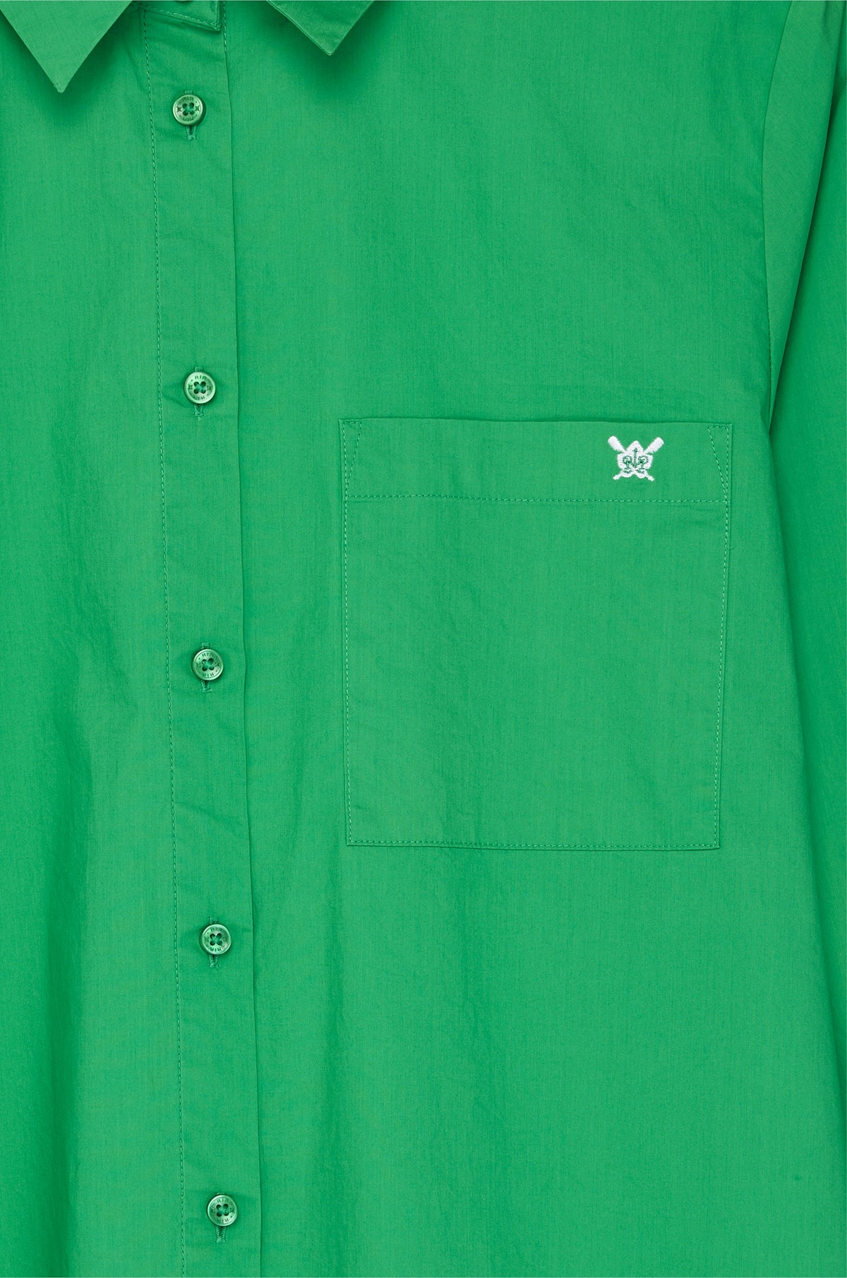 Chest Detail Long Sleeve Shirt