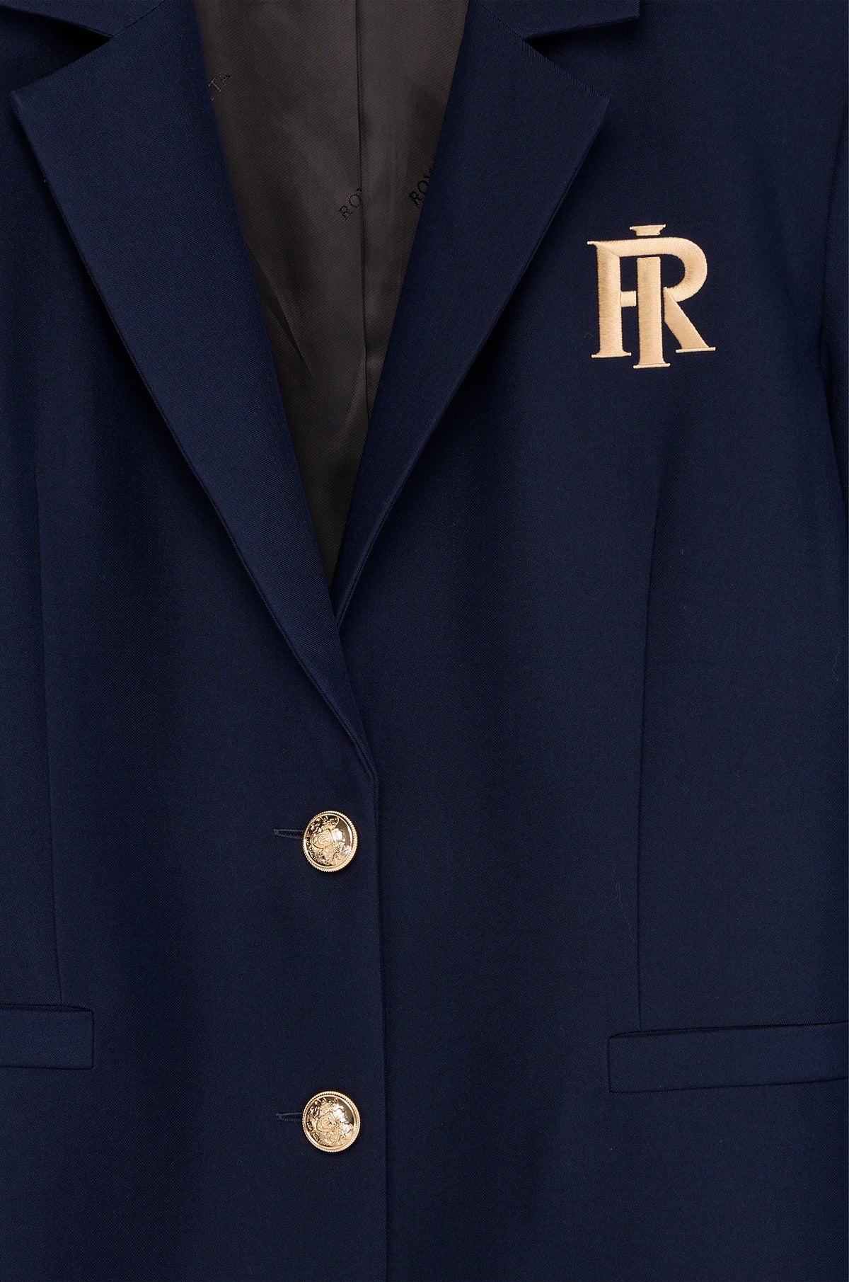 Monogram Single Breasted Tailored Blazer