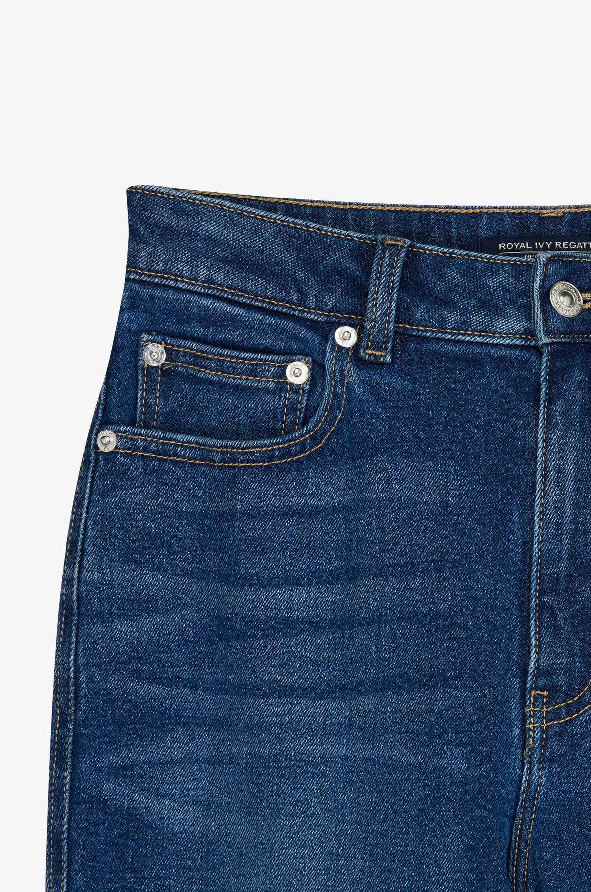 Classic Blue Straight Leg Jeans