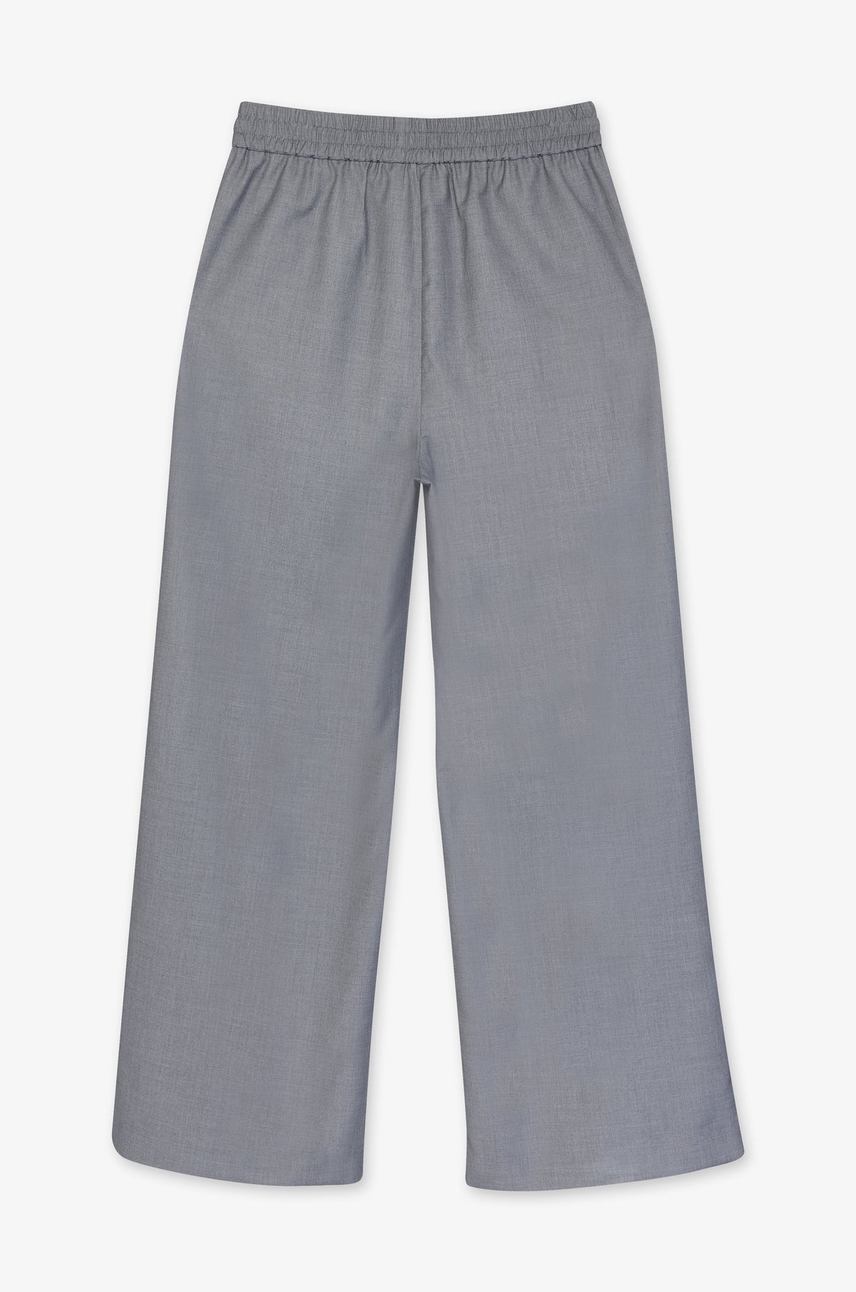 Pleated Front Wide Leg Trousers