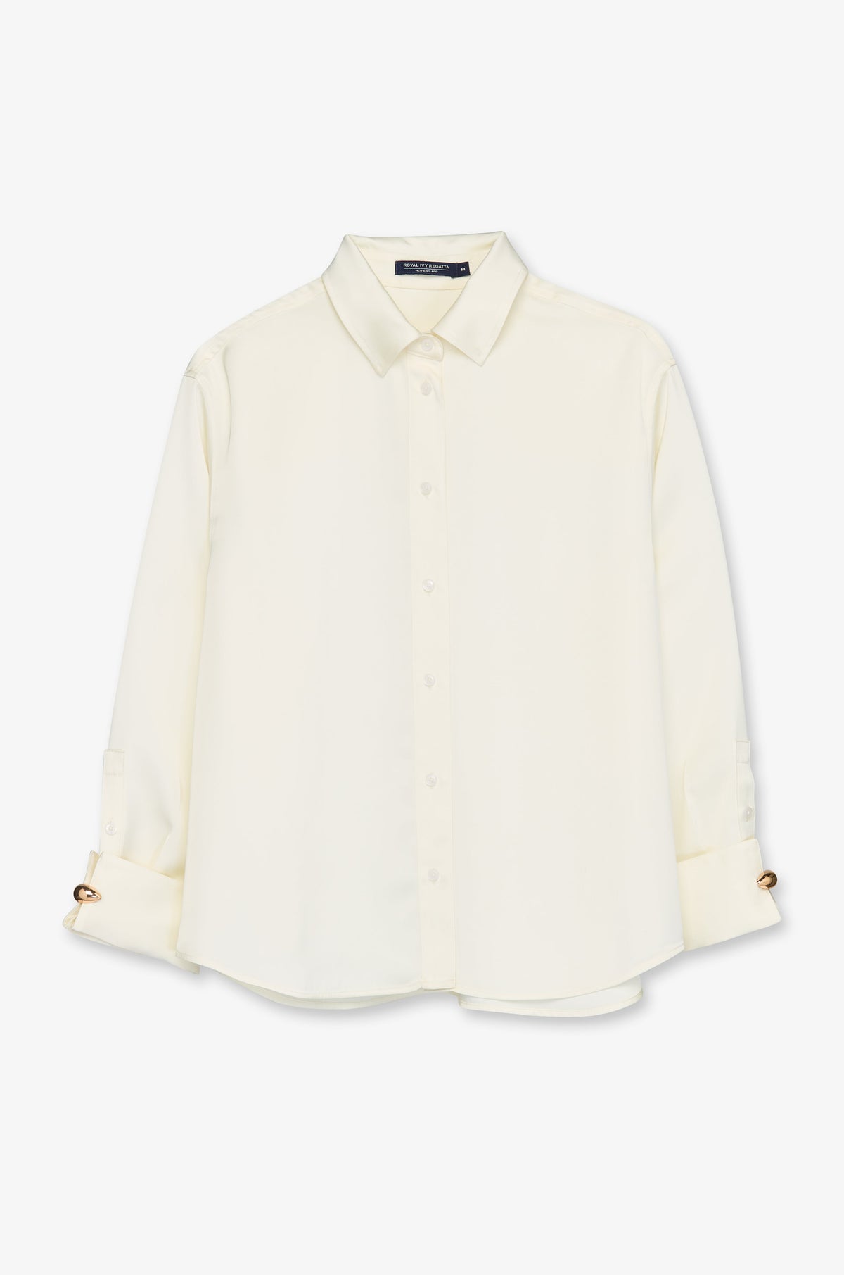 Cuff Detail Long Sleeve Button Shirt