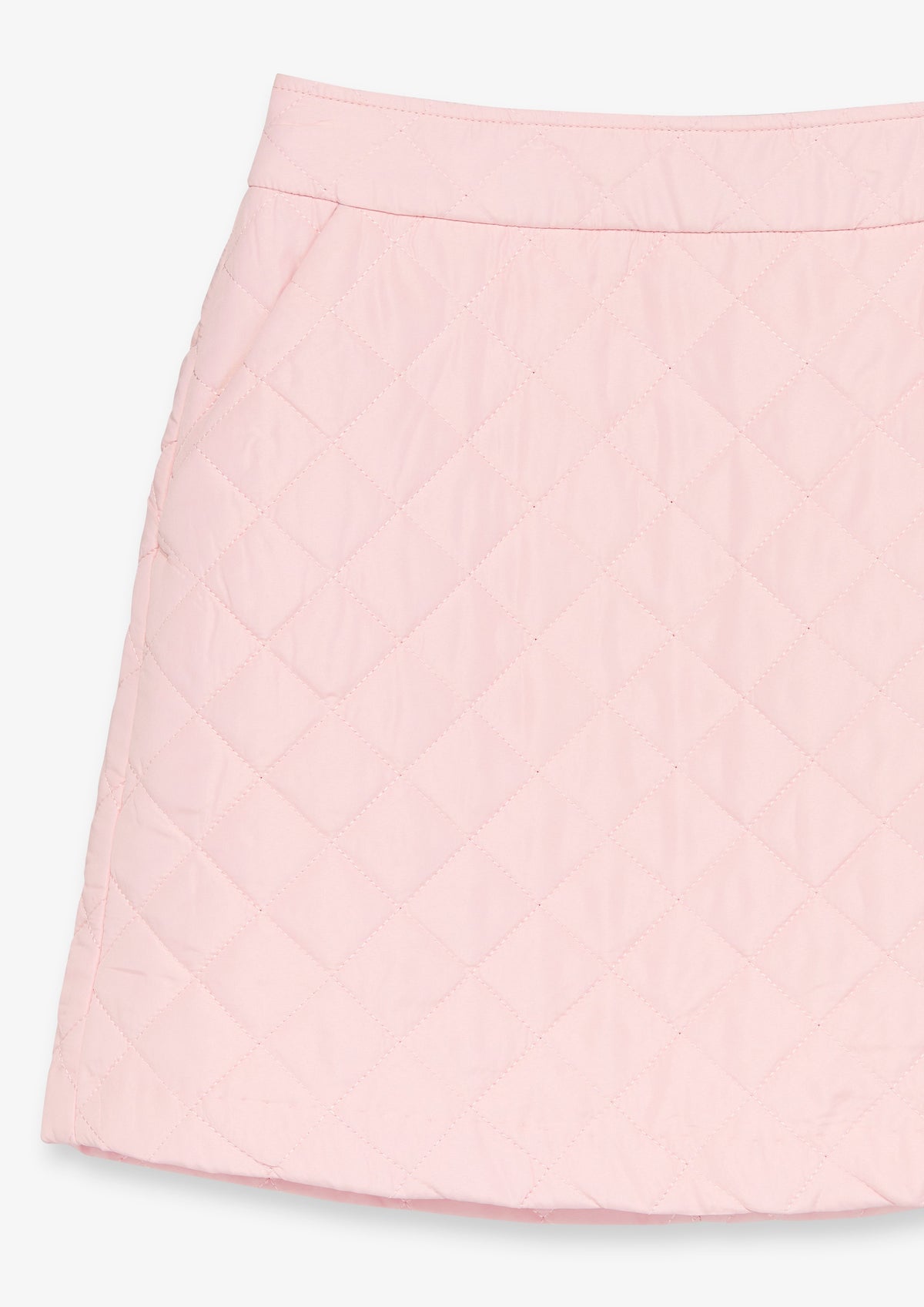 Textured A Line Mini Skirt