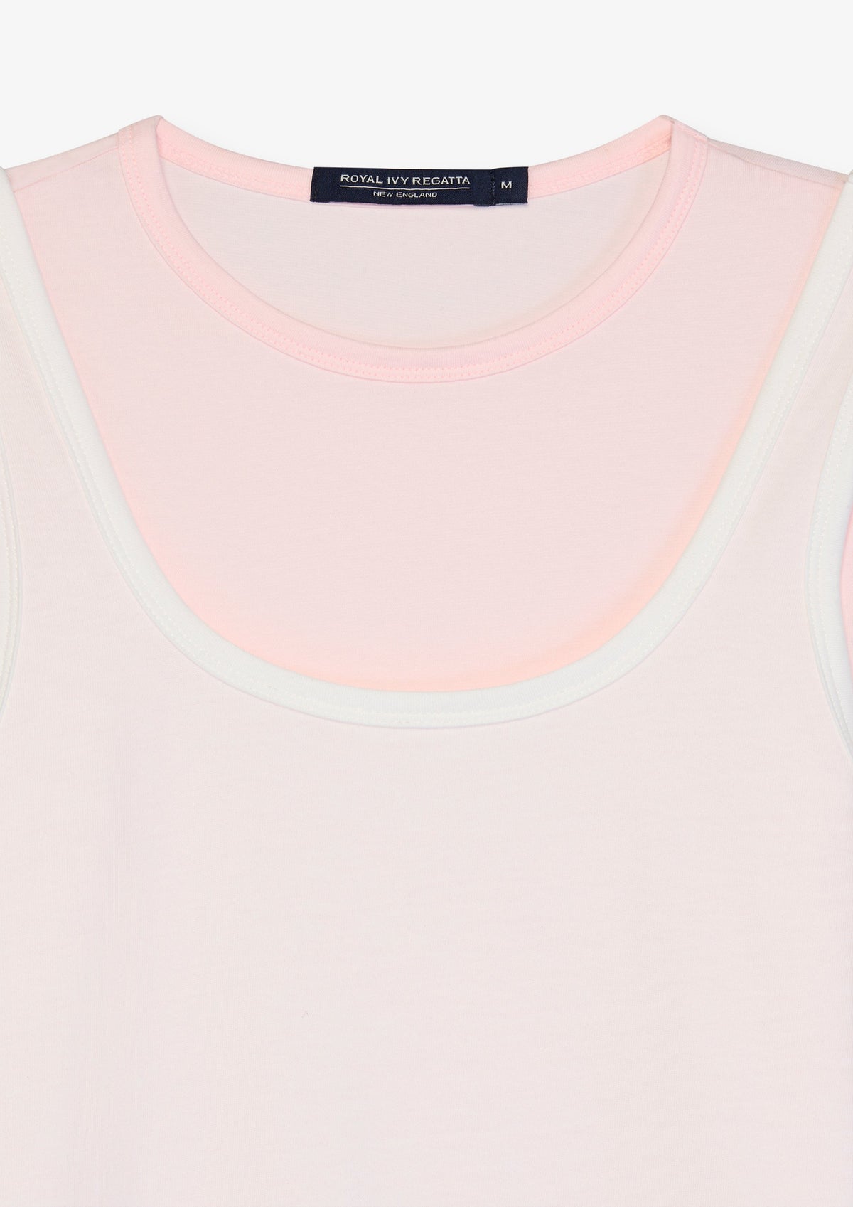 Contrast Layer Look Long Sleeve Top