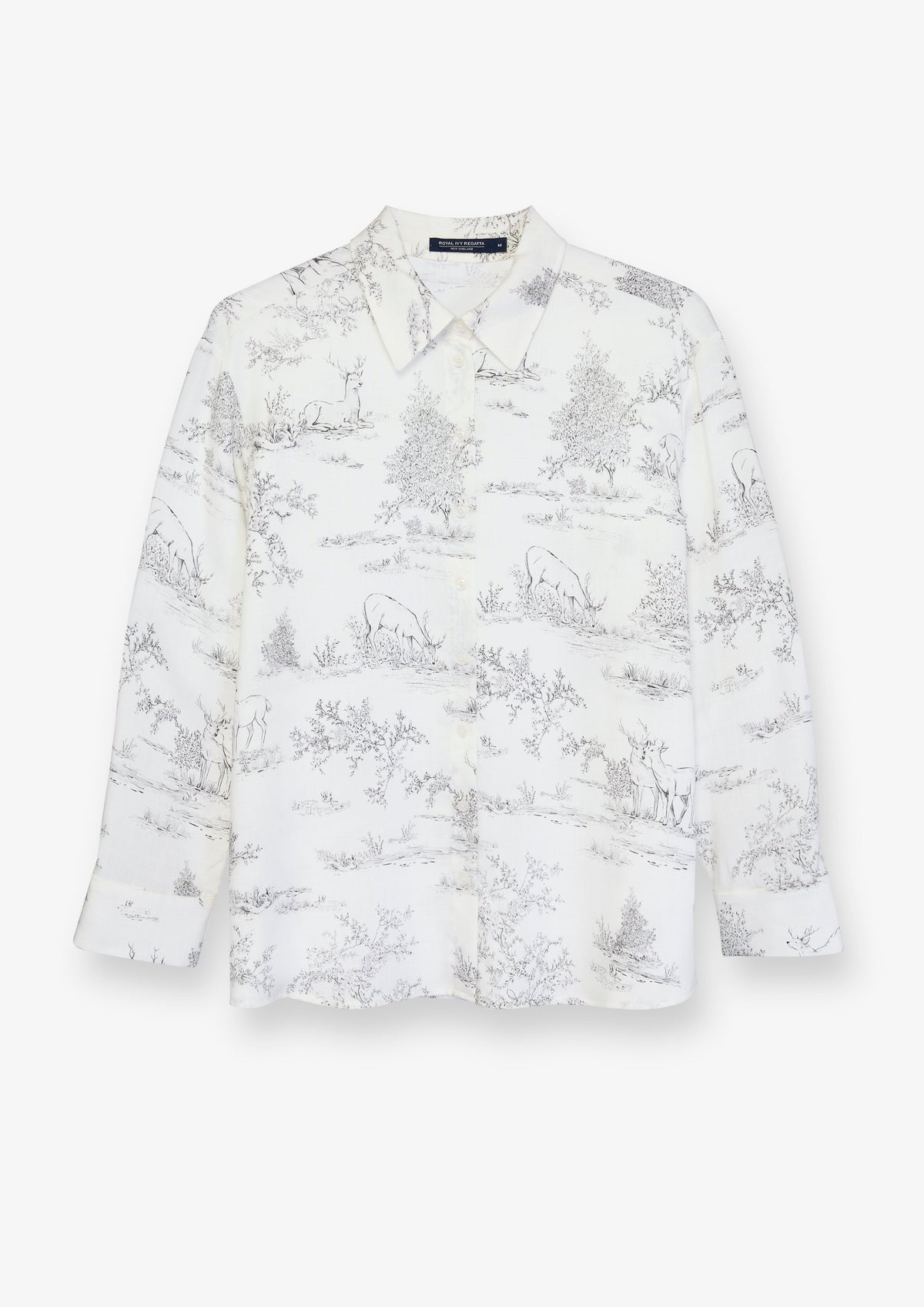 Scenic Print Long Sleeve Shirt