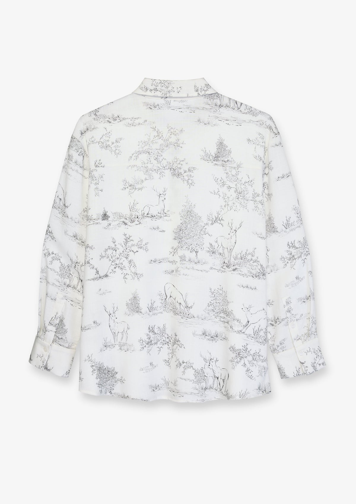 Scenic Print Long Sleeve Shirt