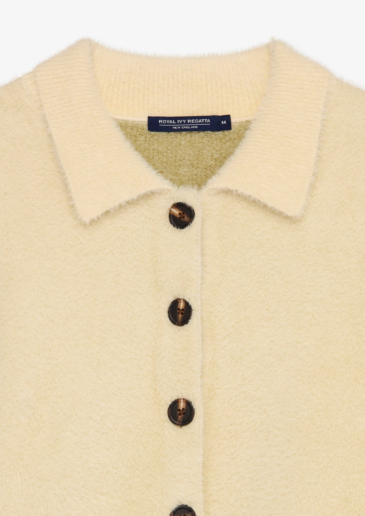 Gradient Hem Button Front Cardigan