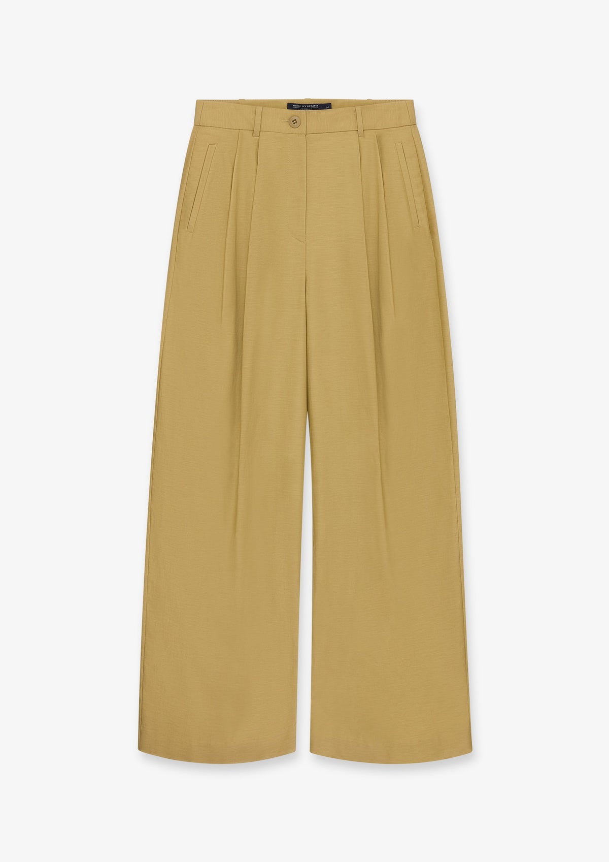 Pleated Wide Leg Statement Trousers