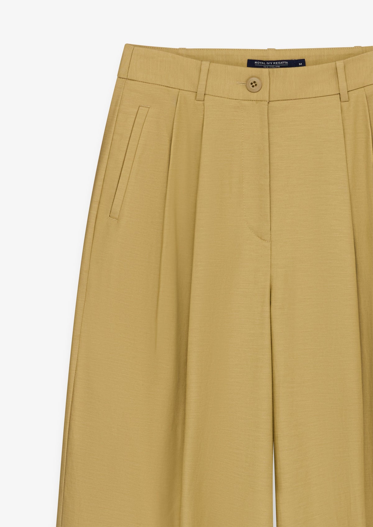 Pleated Wide Leg Statement Trousers