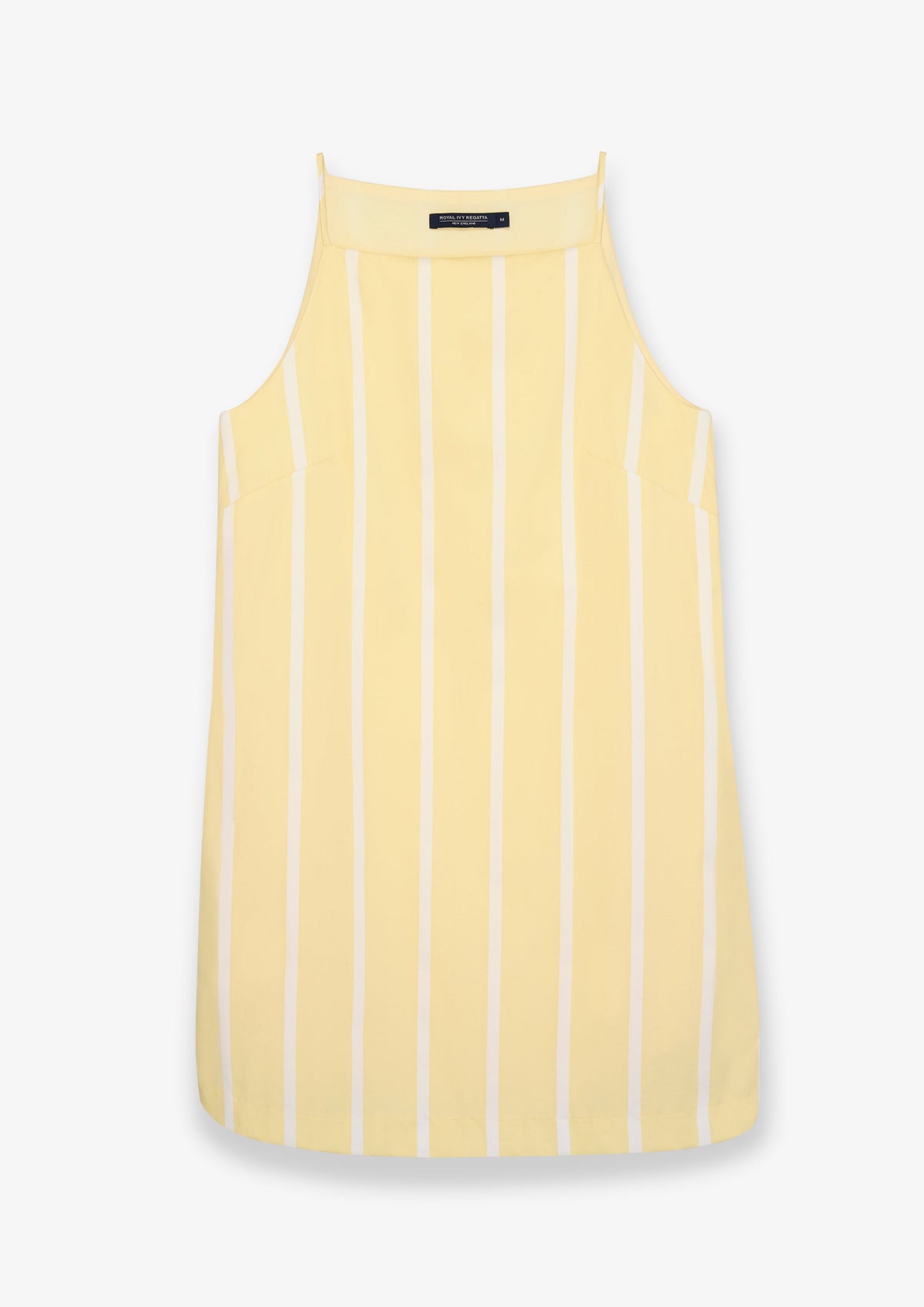 Vertical Stripe Sleeveless Mini Dress