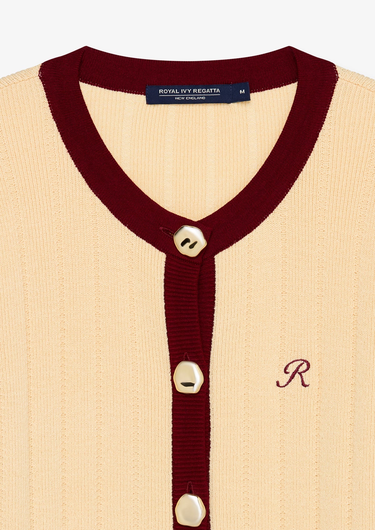 Contrast Trim Short Sleeve Cardigan