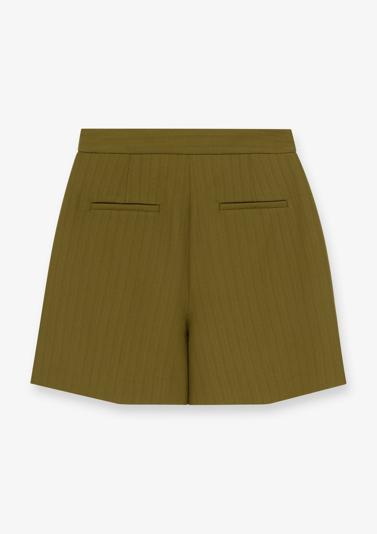 Pleated High Waist Tailored Shorts