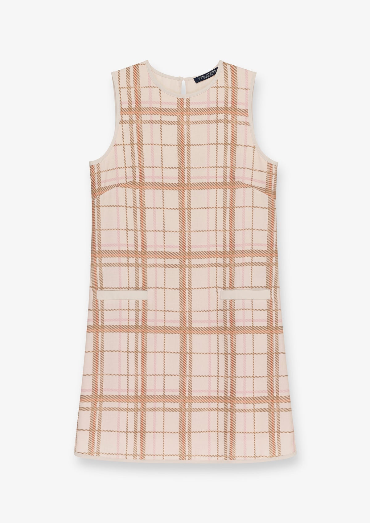 Classic Check Sleeveless Shift Dress