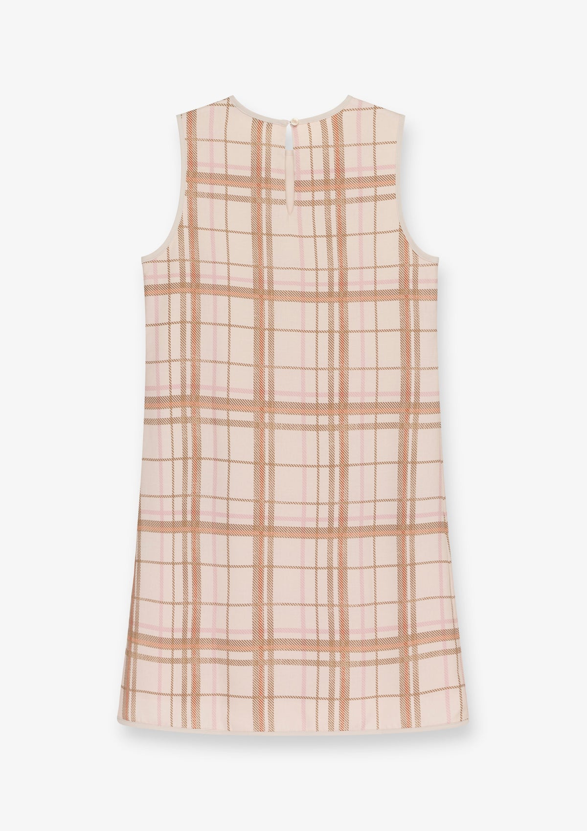 Classic Check Sleeveless Shift Dress