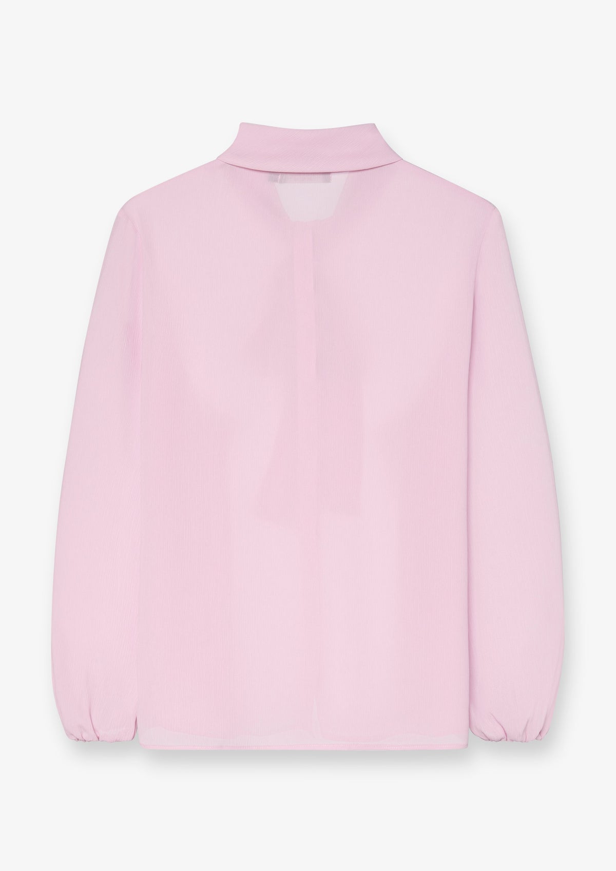 Soft Tie Neck Long Sleeve Blouse