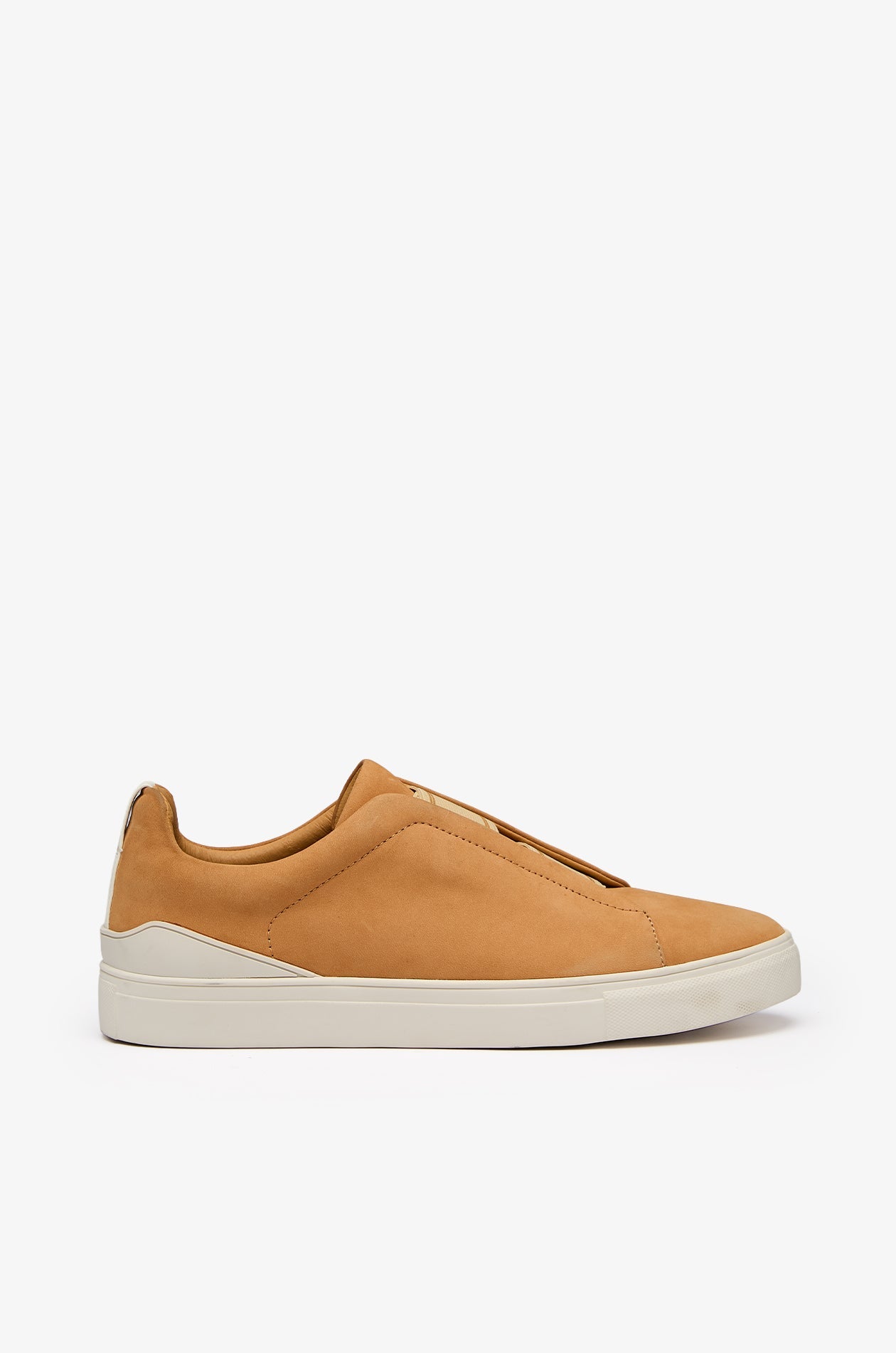 Nappa Leather Slip-On Sneakers Brown