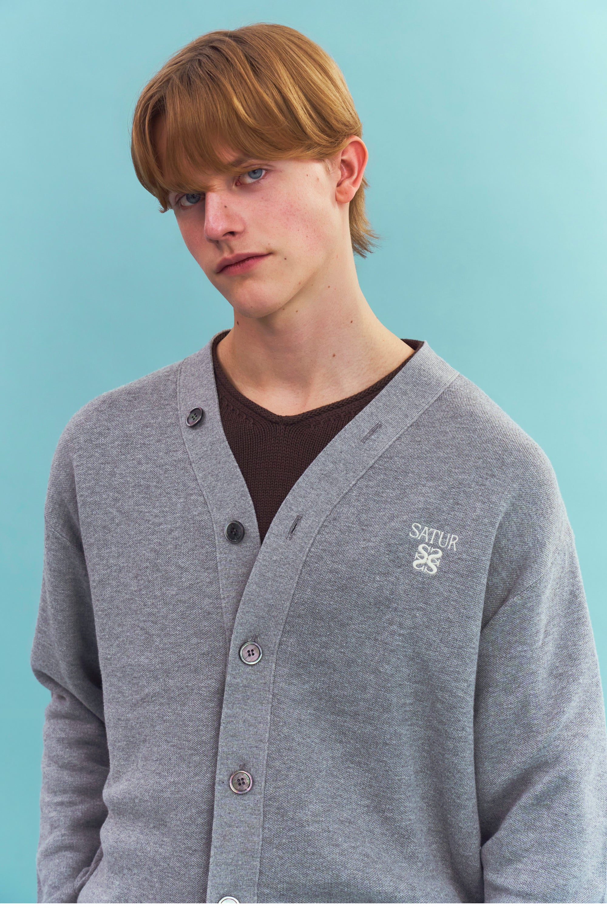 [RIIZE's Pick] (M) Essential Faro Cardigan Melange Gray