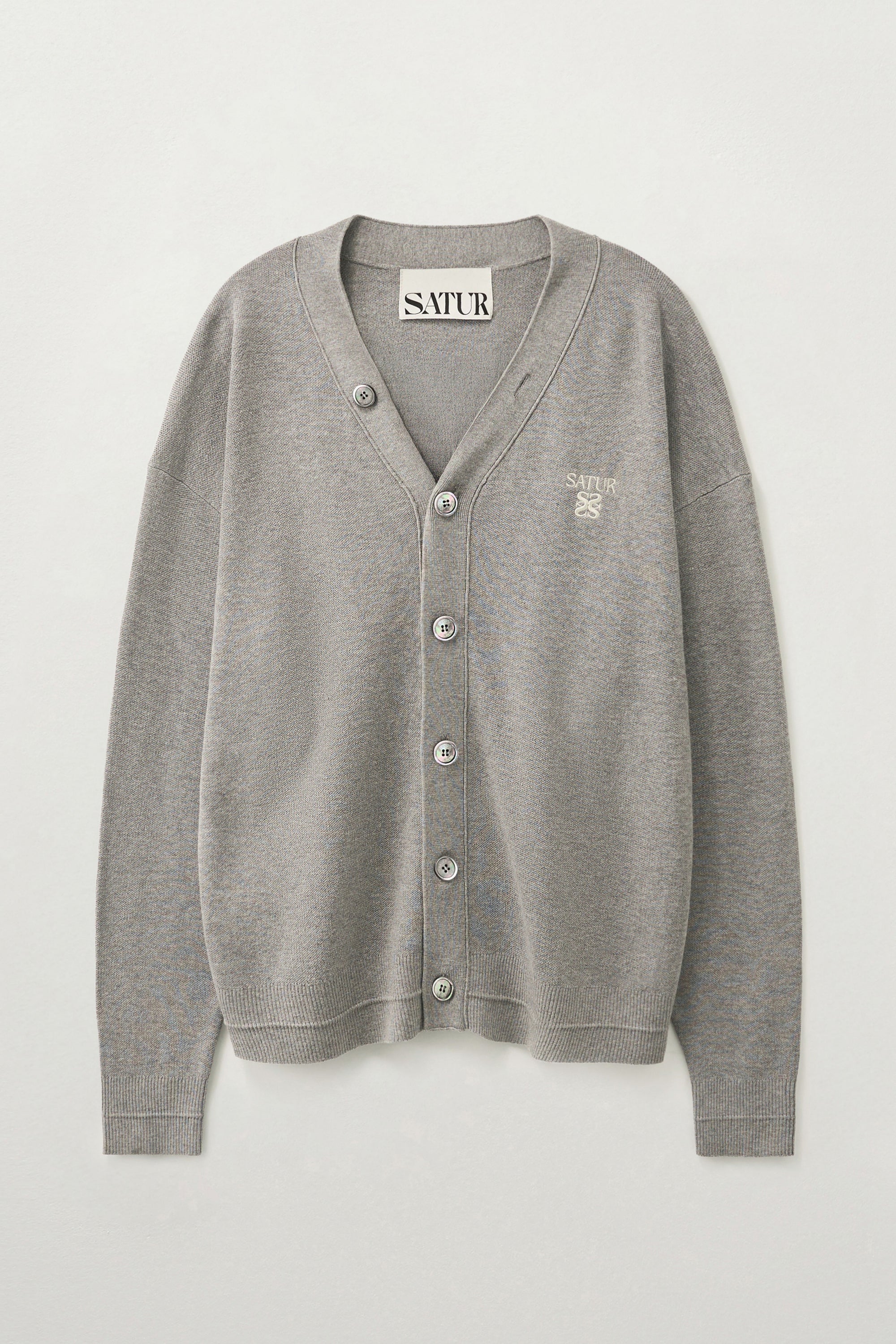 [RIIZE's Pick] (M) Essential Faro Cardigan Melange Gray
