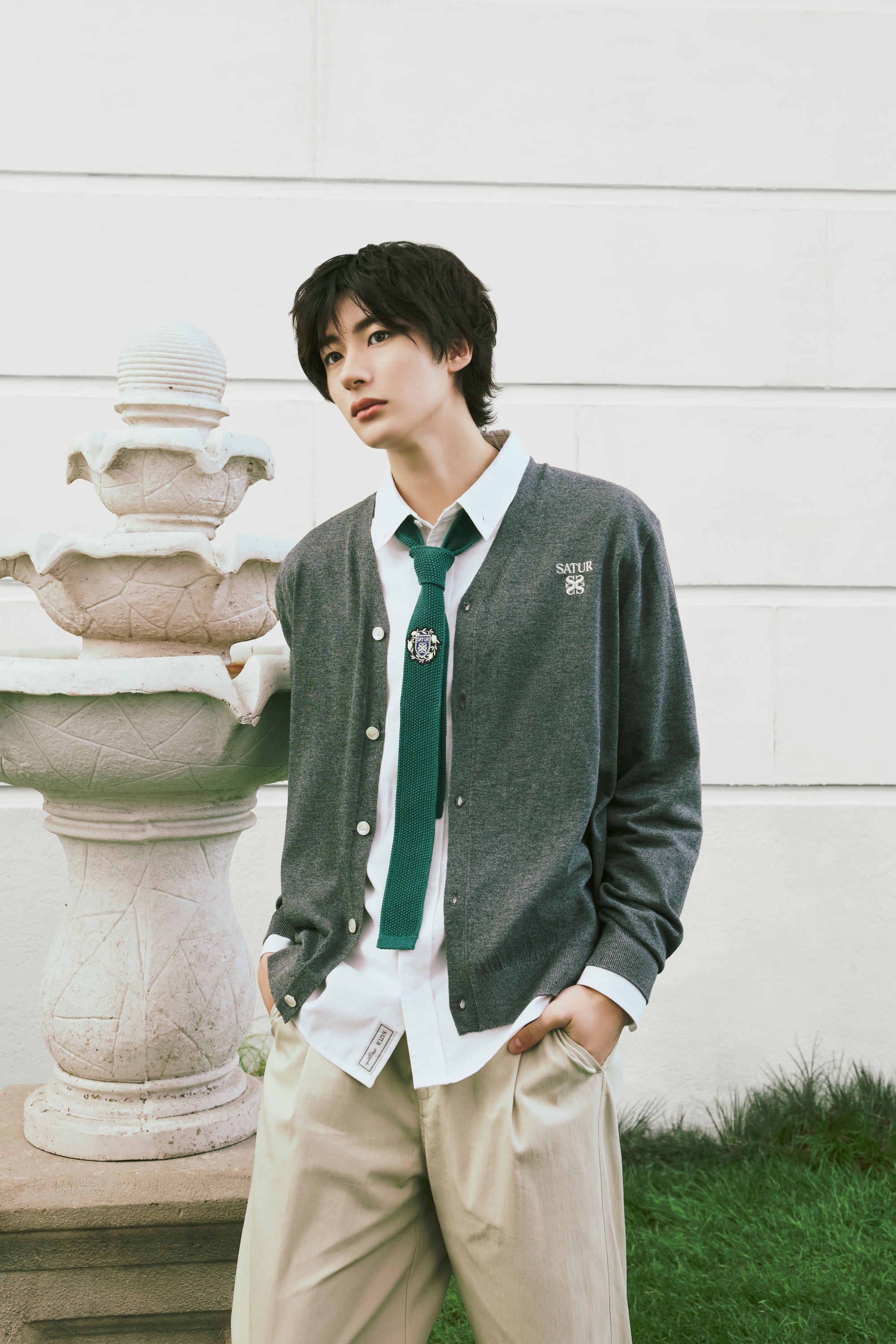[RIIZE's Pick] (M) Loren Linen Cardigan Charcoal