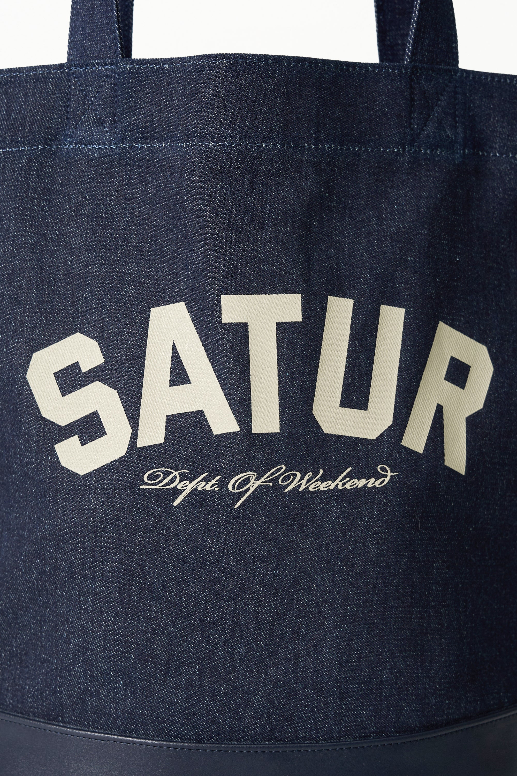 (U) Nonfade Denim Shoulder Bag Indigo