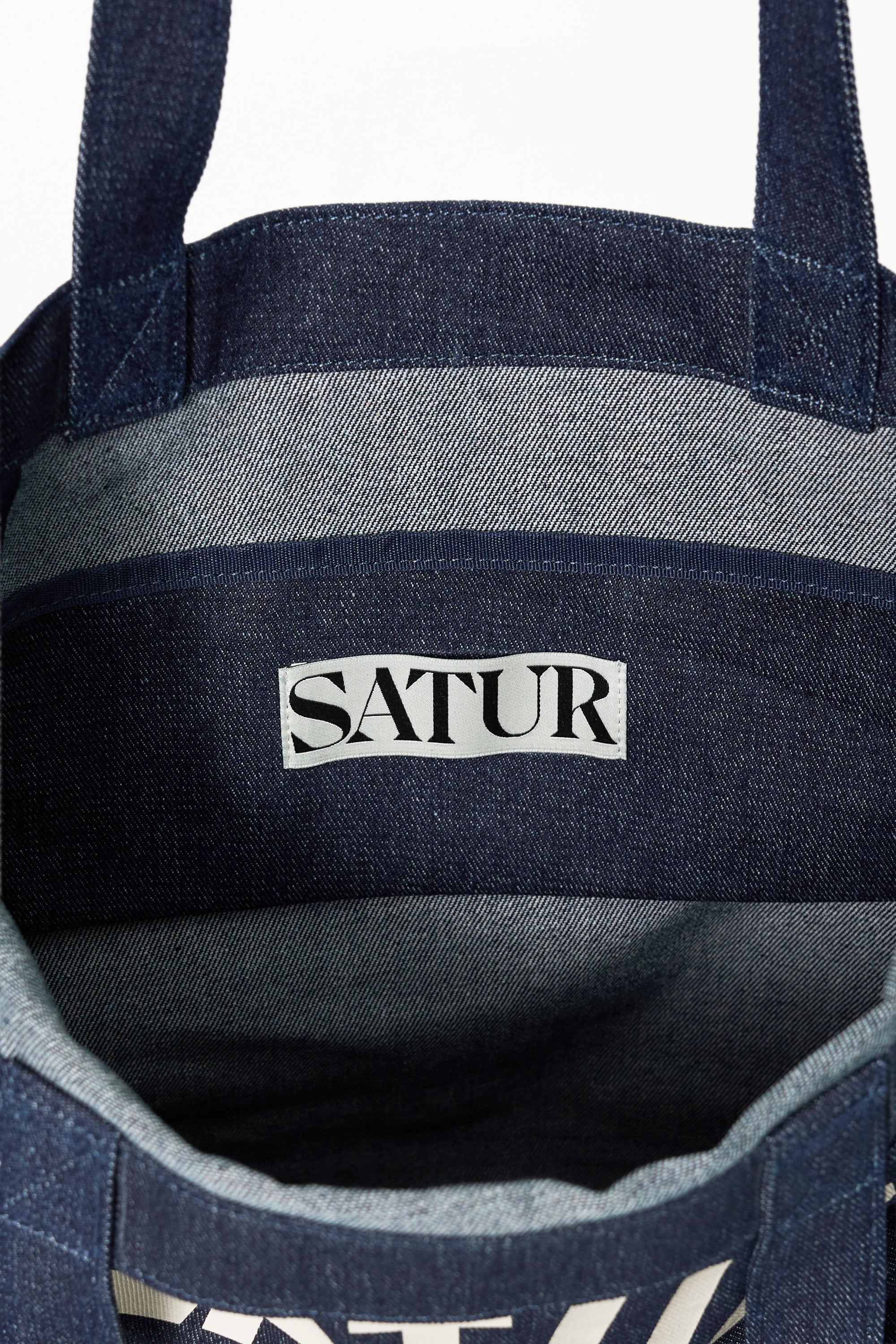 (U) Nonfade Denim Shoulder Bag Indigo
