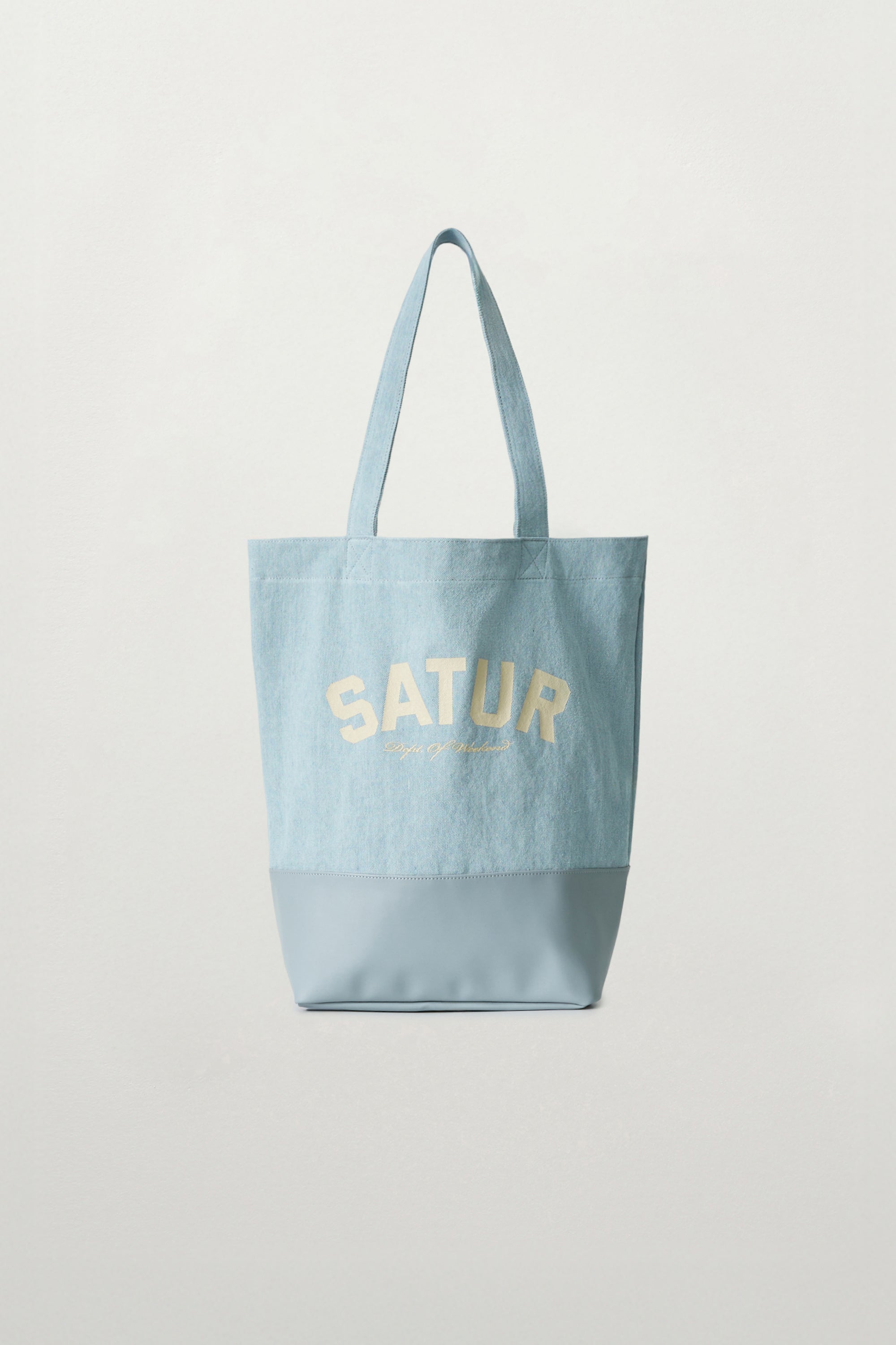 (U) Denim Shoulder Bag Light Blue
